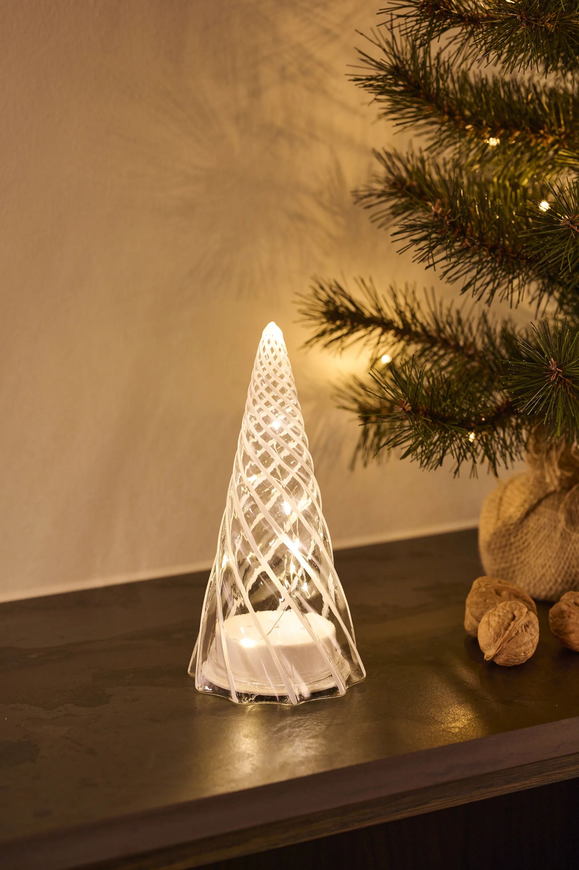 Sirius LED-lys Vilma LED Juletræ i Klar, 19 cm, 2