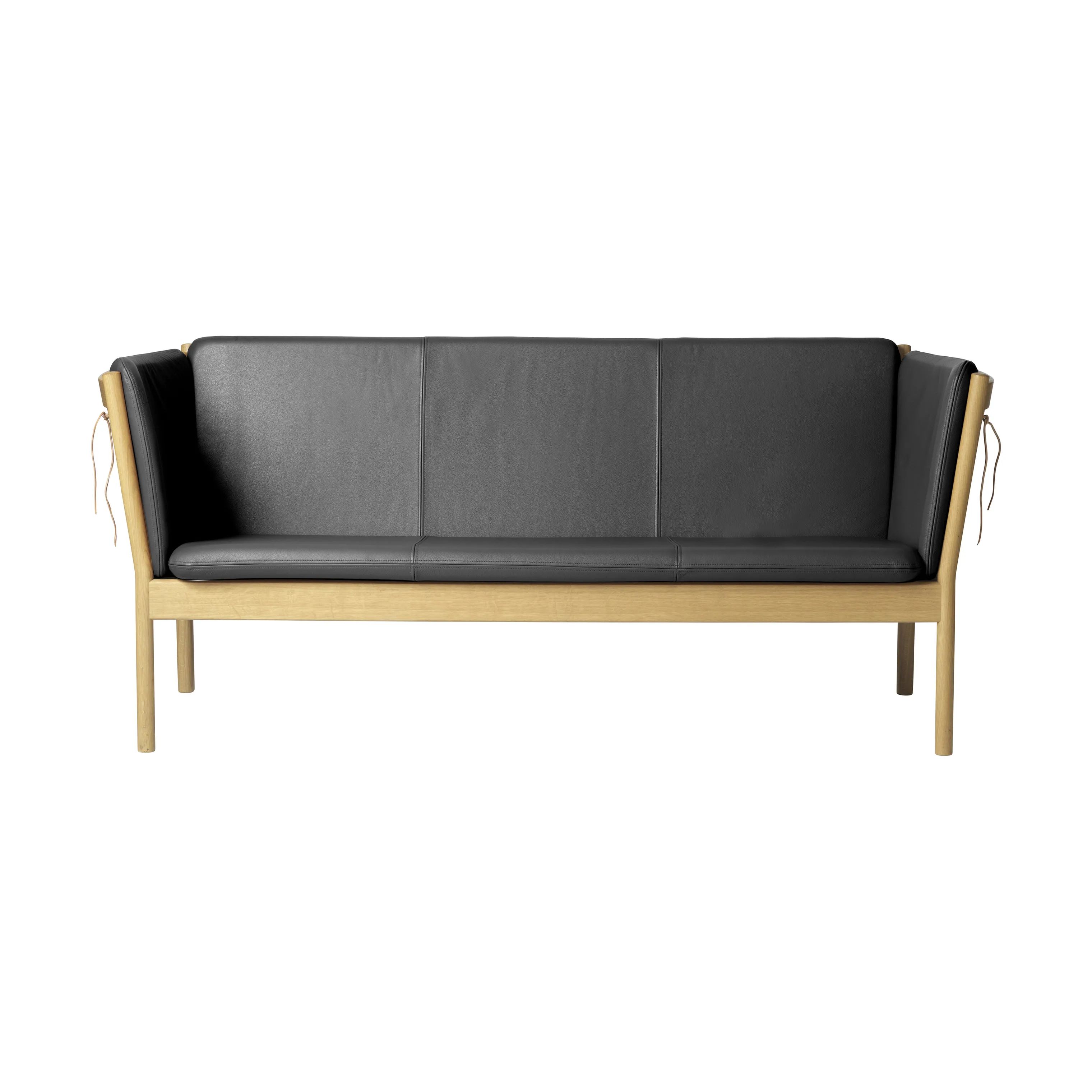 FDB Møbler Sofaer J149 Sofa i Sort læder, 1
