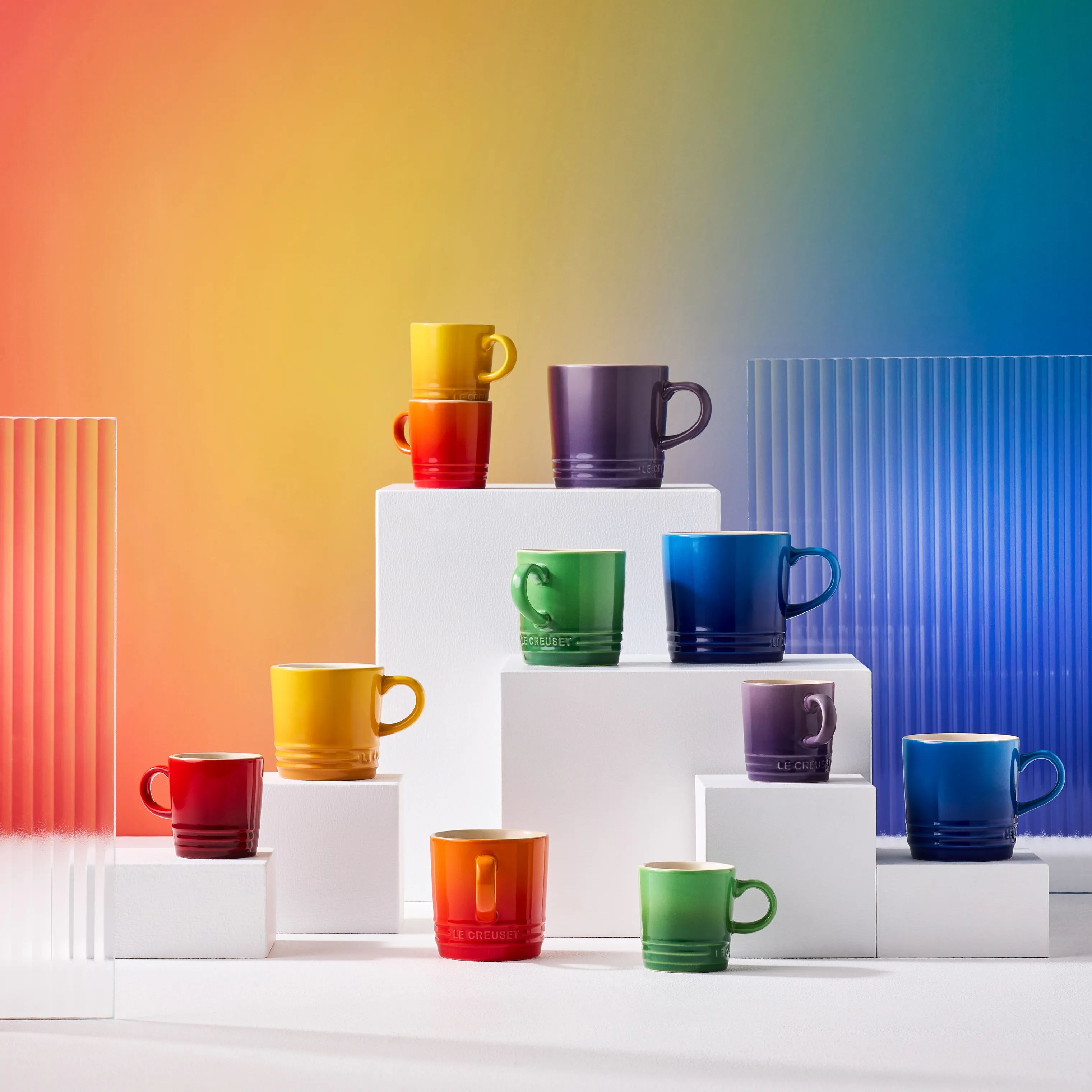 Le Creuset Espressokopper Rainbow Espressokop - 6 stk. i Rainbow, 3