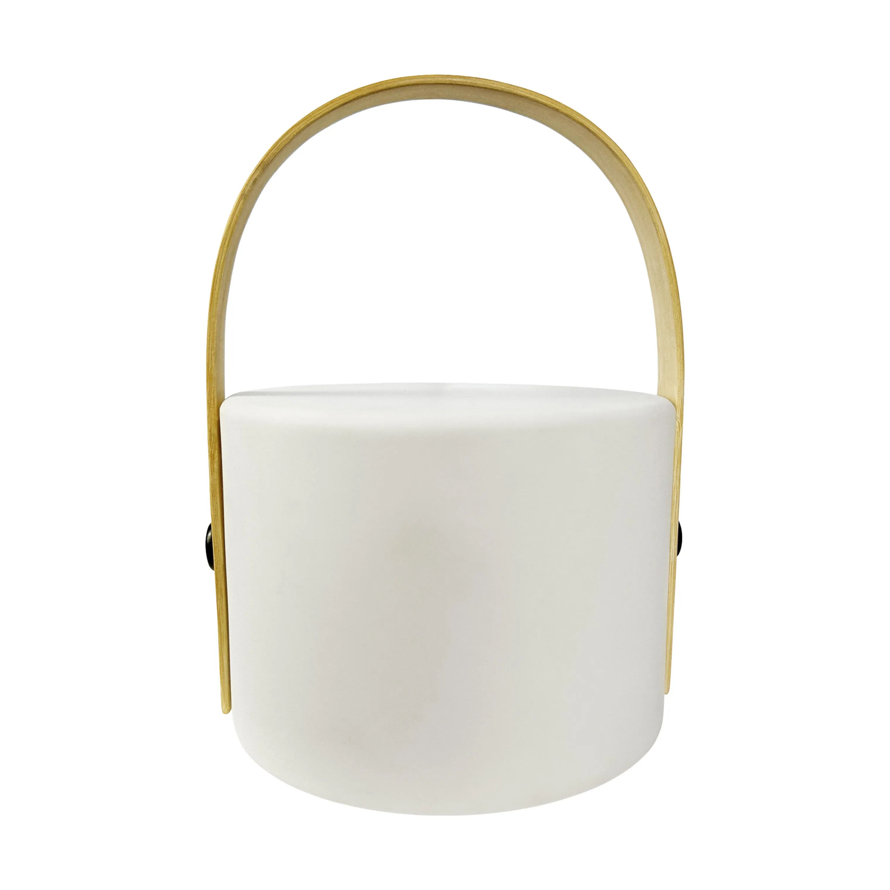 Dyberg Larsen Lanterner Carry Solcelle Lanterne i Hvid/ Natur, 1