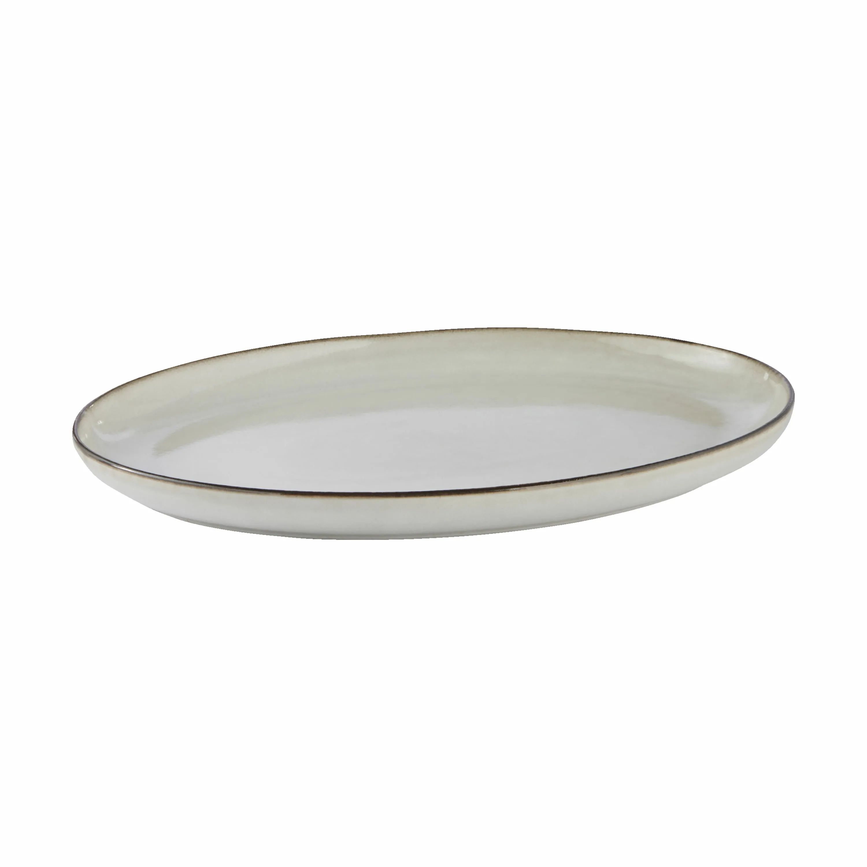 Lene Bjerre Serveringsfade Amera Fad i Beige, 34 cm, 2