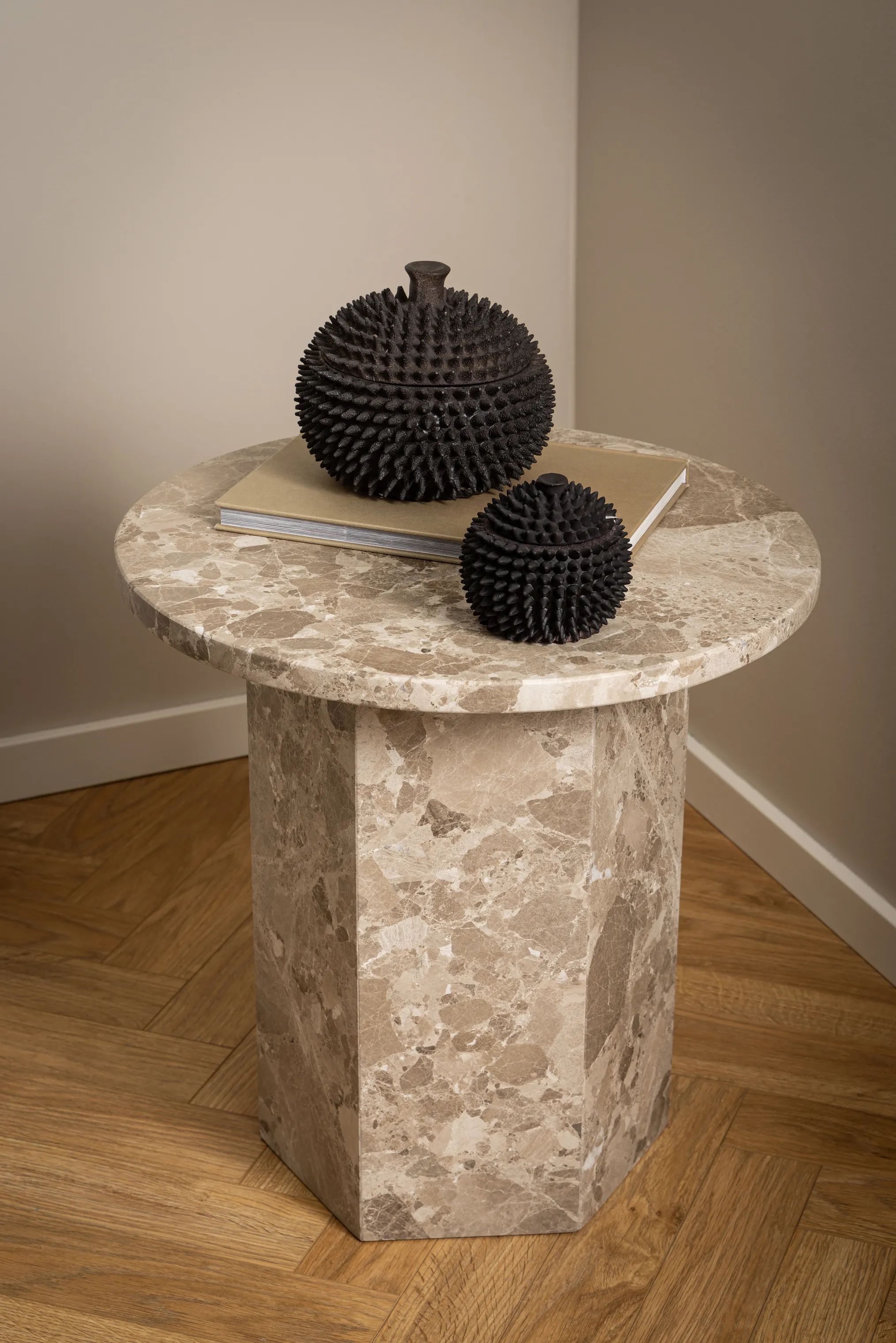 CASA Living Sideborde Naxos Hjørnebord i Beige, 4