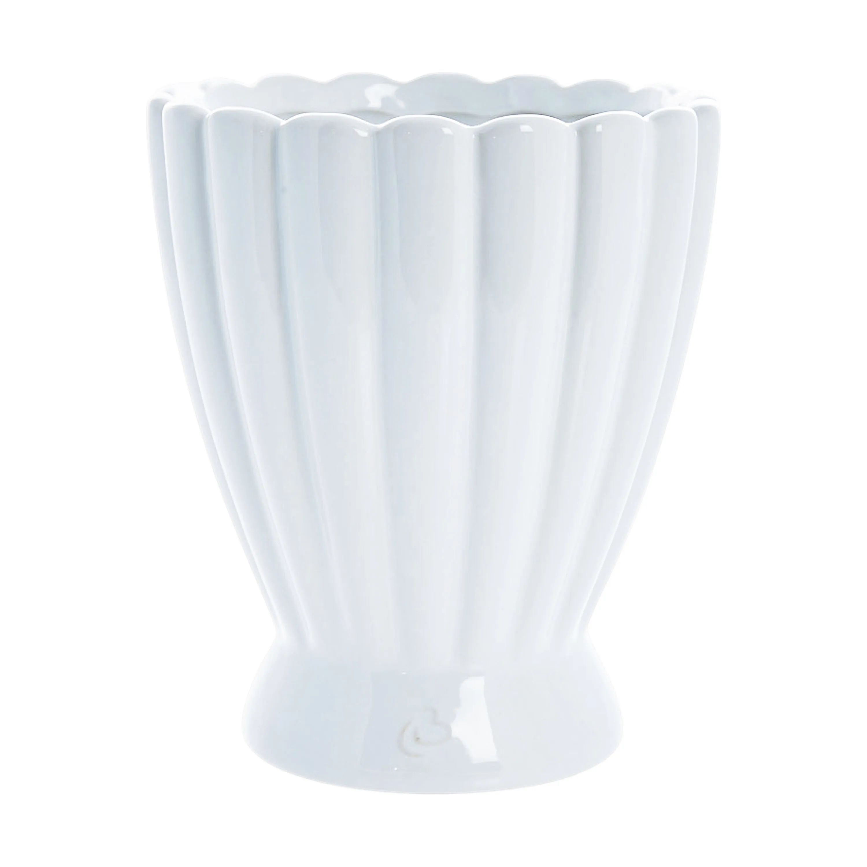 Lene Bjerre Urtepotteskjulere Shenella Urtepotteskjuler i hvid, 20 cm, 1