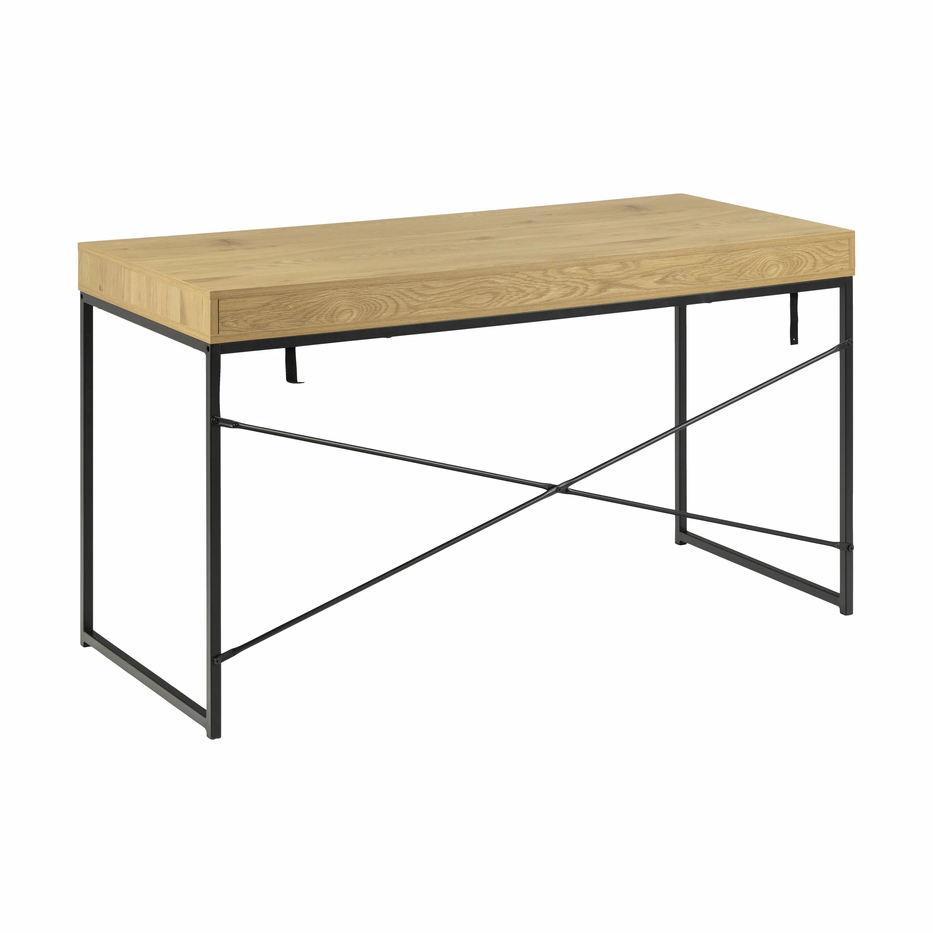 CASA Living Skriveborde Seaford Skrivebord i natur/sort, 7