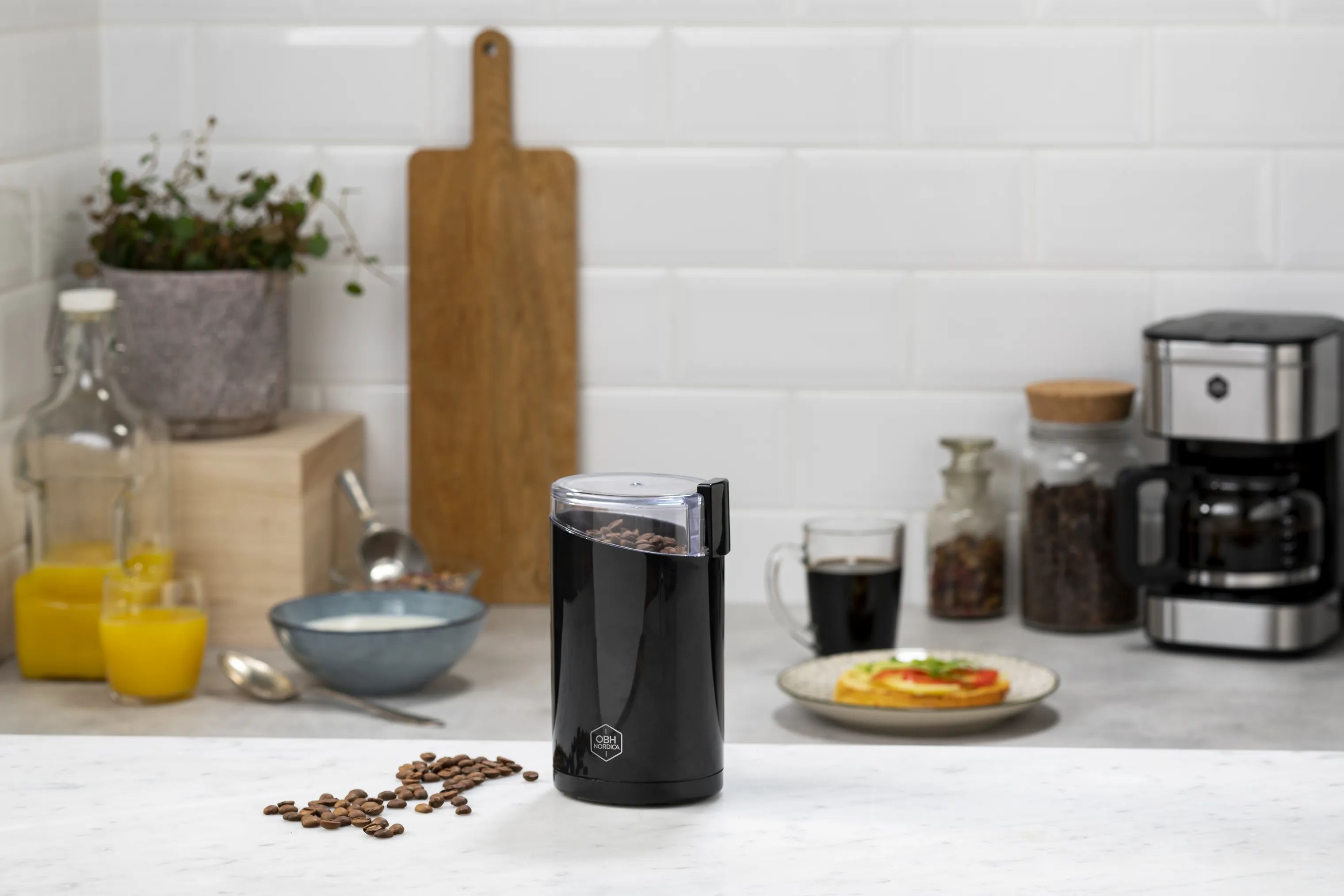 OBH Nordica Kaffekværne Easy Grind Kaffemølle i Sort, 2