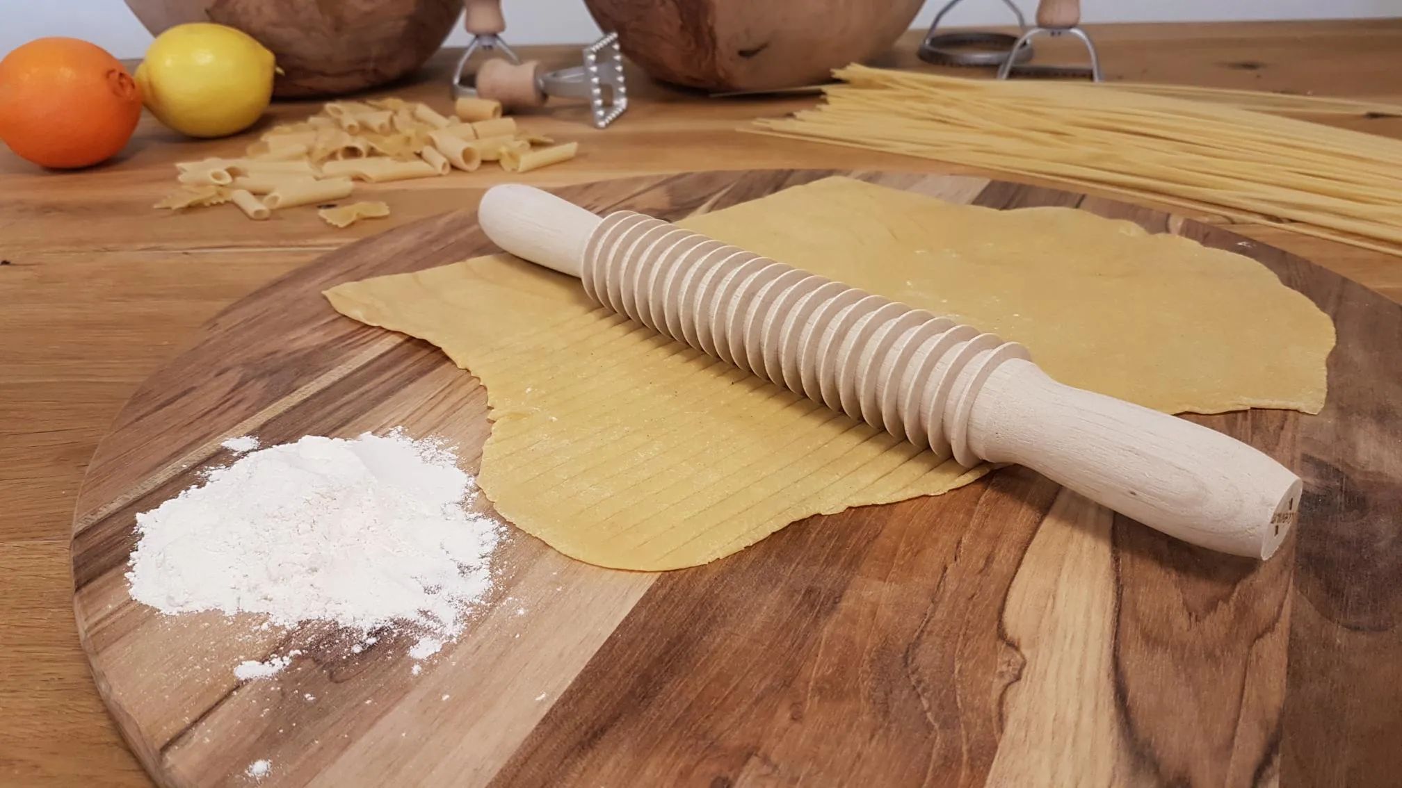Küchenprofi Pastabræt og pastastativ Küchenprofi Pasta Tagliatelle Pastaskærer i Natur, 2