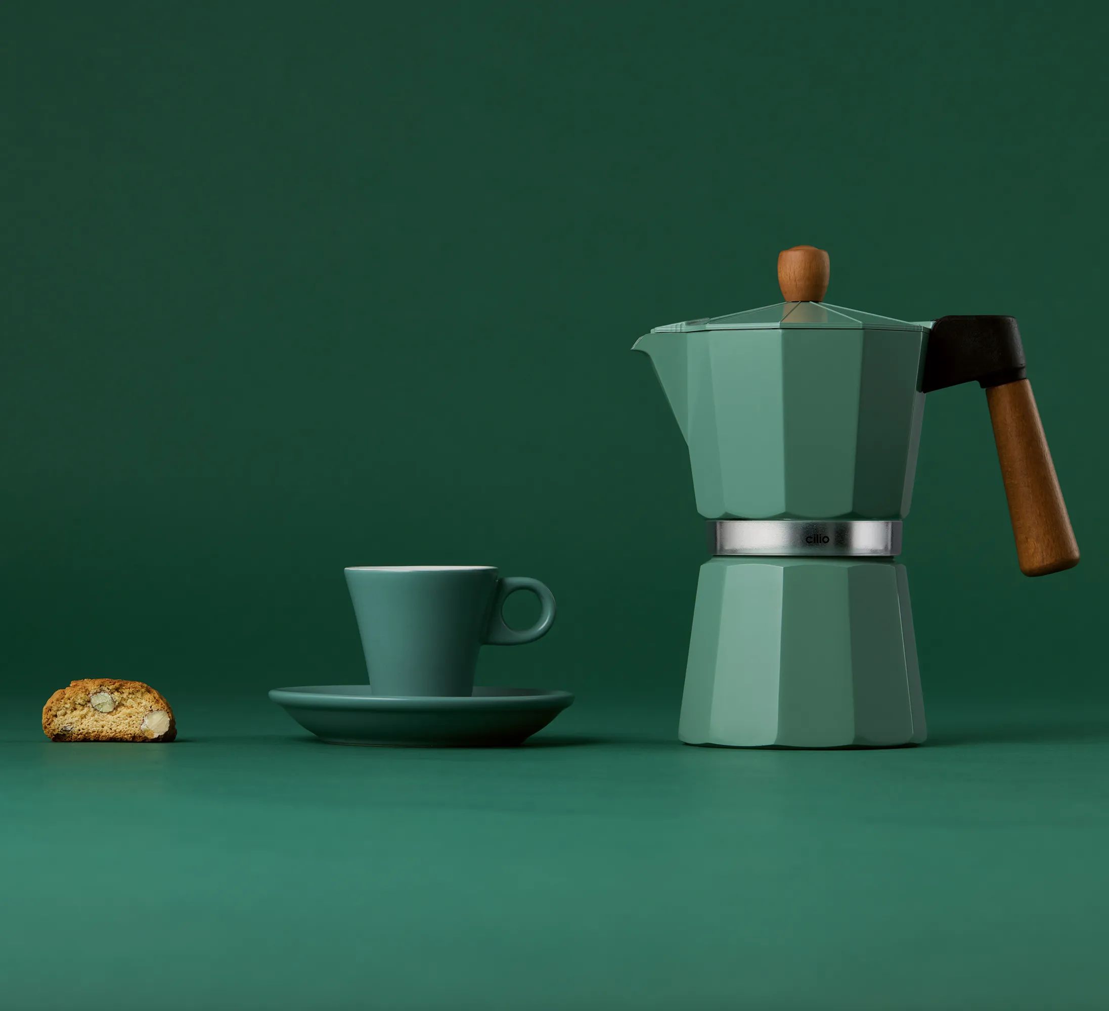 Cilio Espressokander Legno Espressokande i Menta, 2
