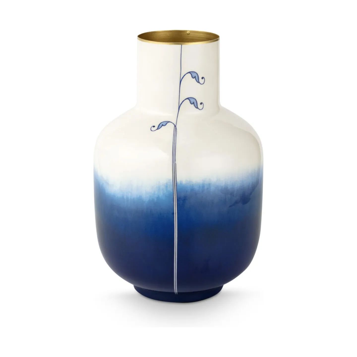 PIP Studio Vaser Blue Bird Vase i Blå, 1