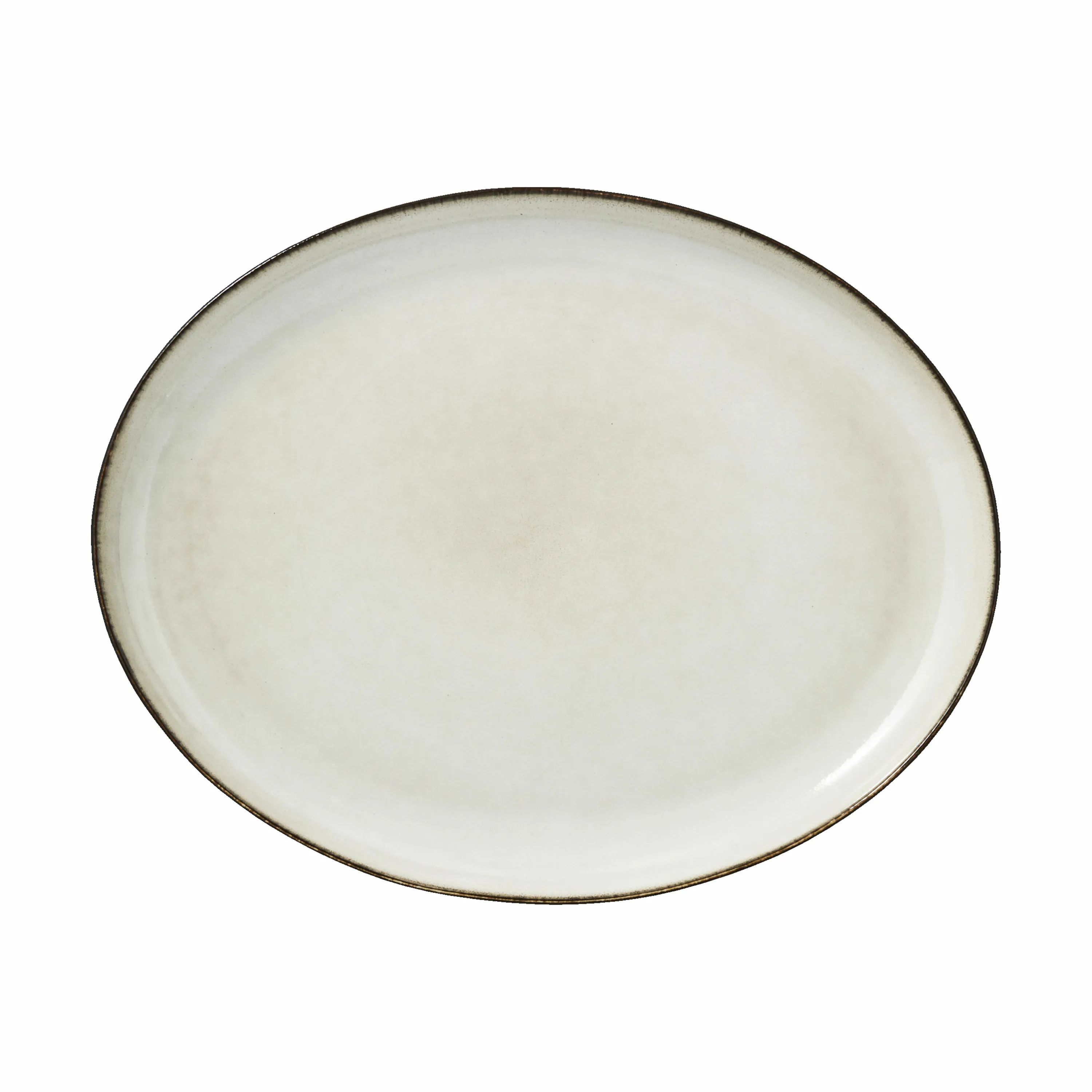 Lene Bjerre Serveringsfade Amera Fad i Beige, 34 cm, 1