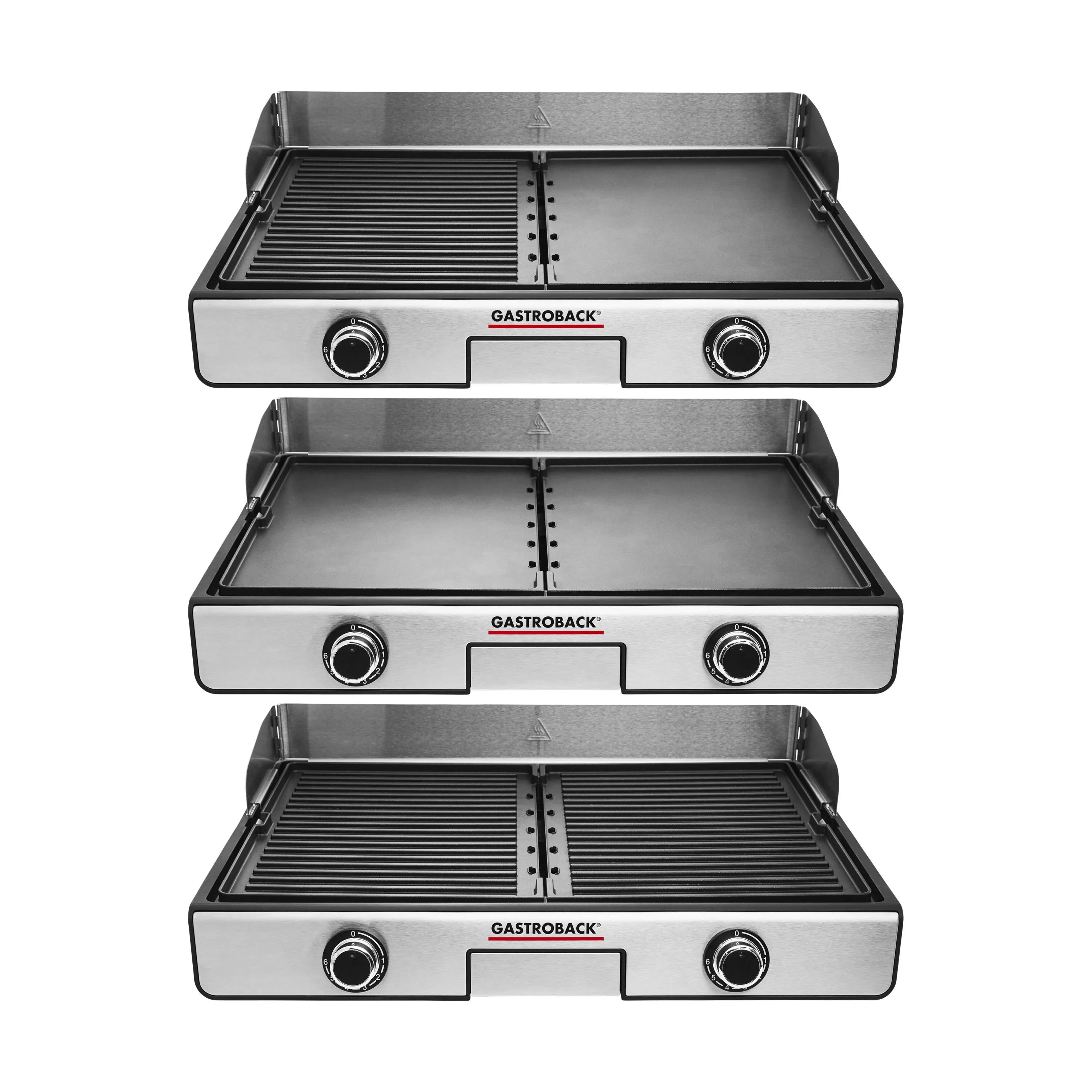 GASTROBACK plancha grill Plancha Grill i Stål, 4