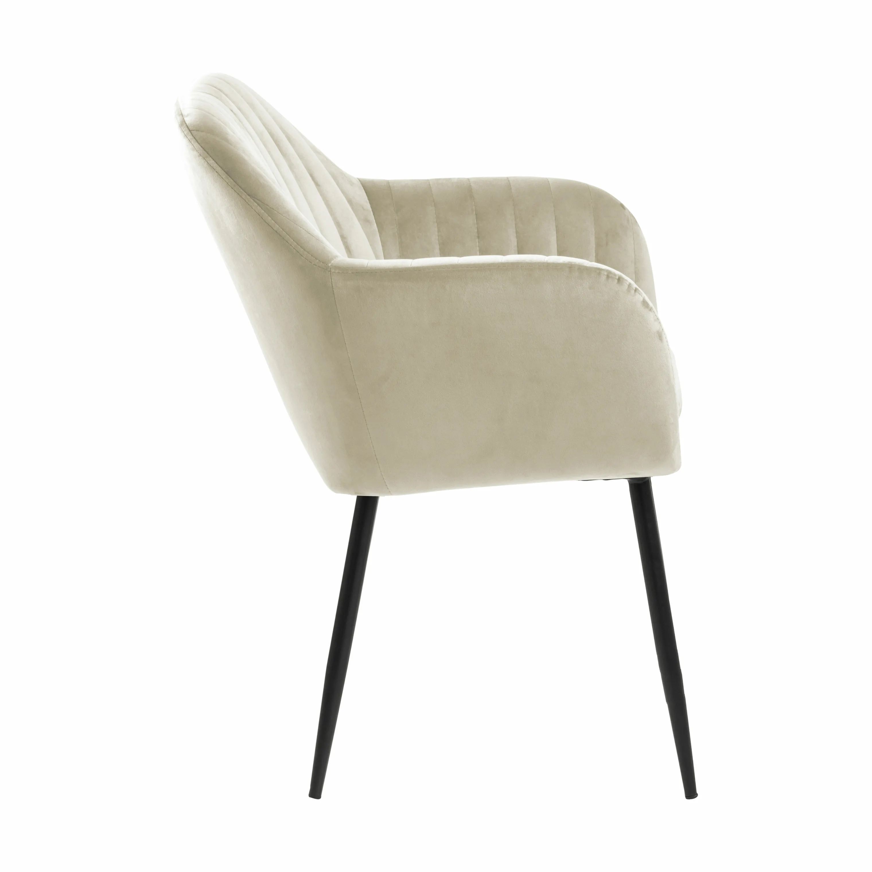 CASA Living Spisebordsstole Emilia Spisebordsstol i Sand/sort, 1