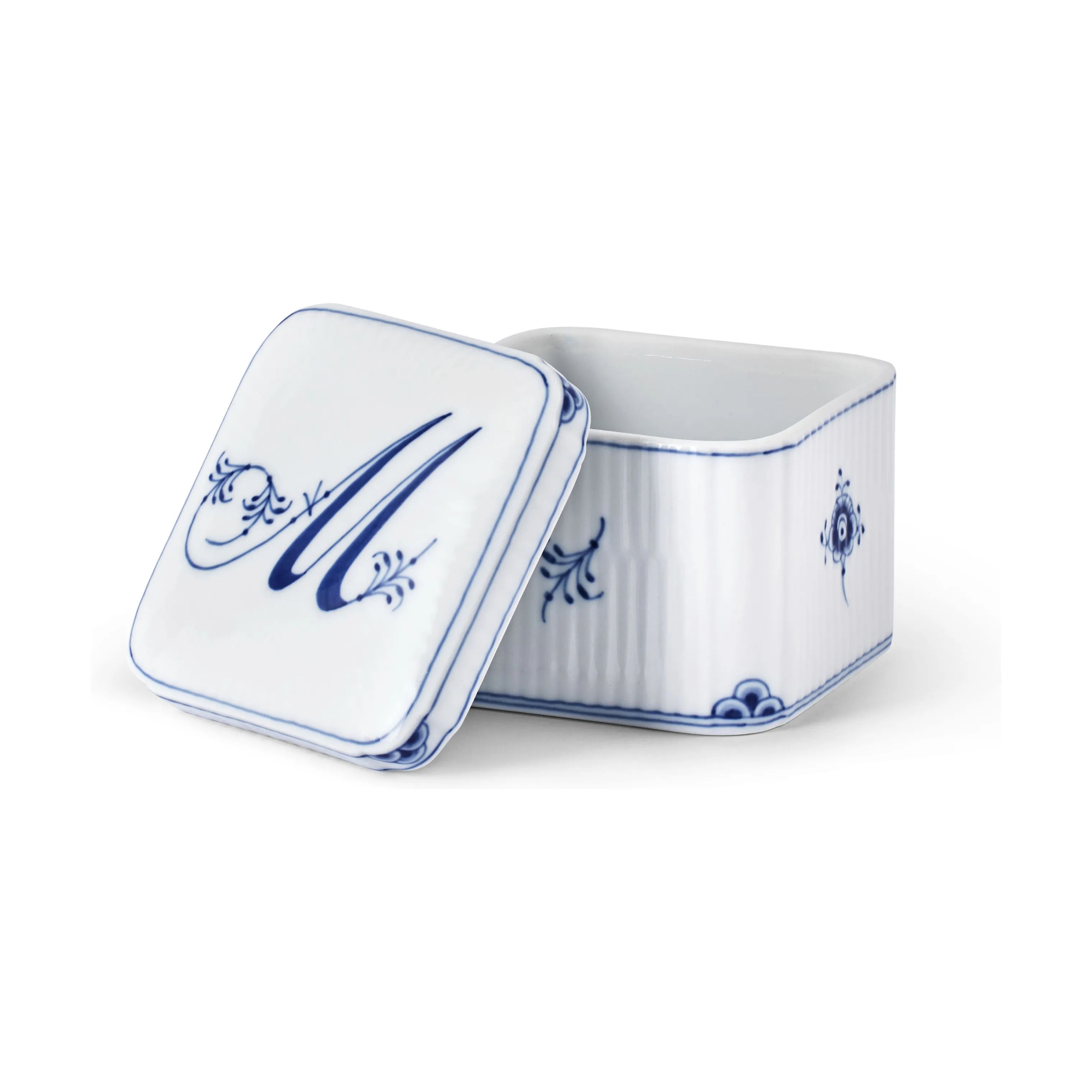 Royal Copenhagen Bonbonniere Alfabet Bonbonniere - M i M, 1