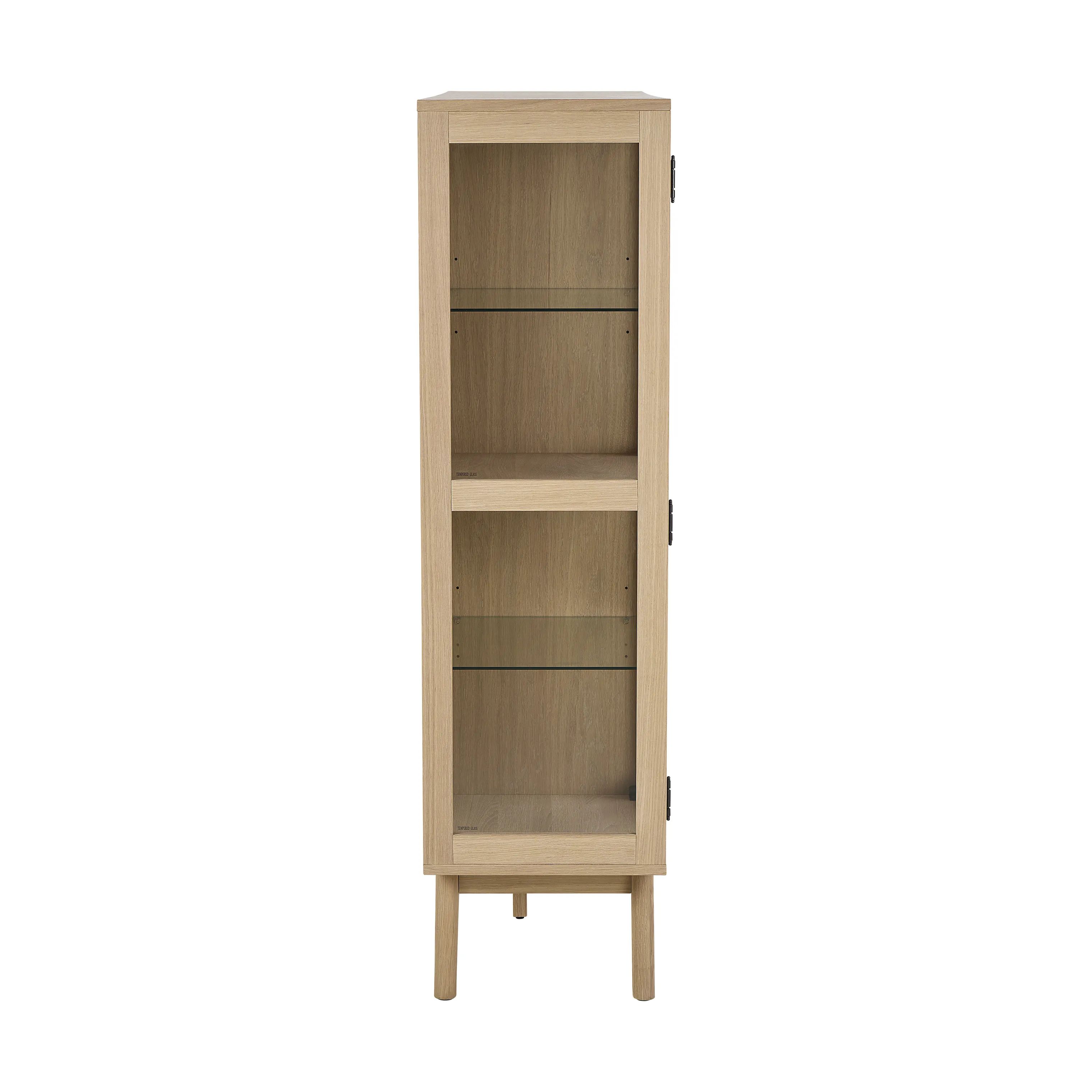 CASA Living Skabe Marte Vitrineskab i H148 x B140 cm, 7
