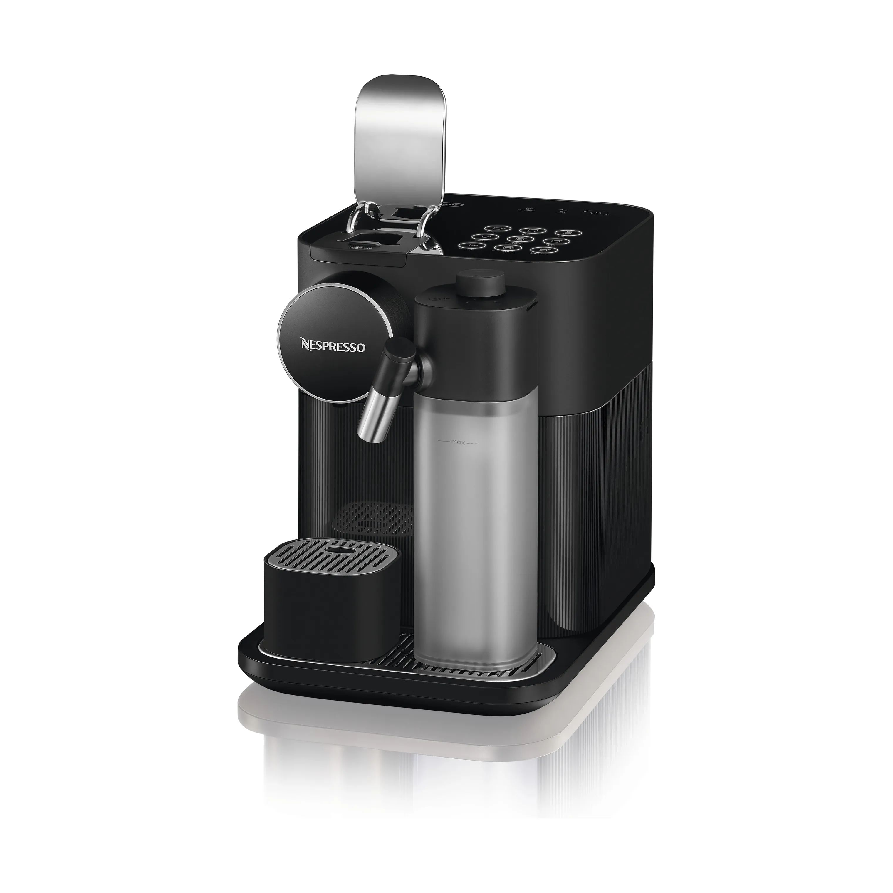 Nespresso kapselmaskiner Gran Lattissima Kapsel Kaffemaskine i Sort, 6
