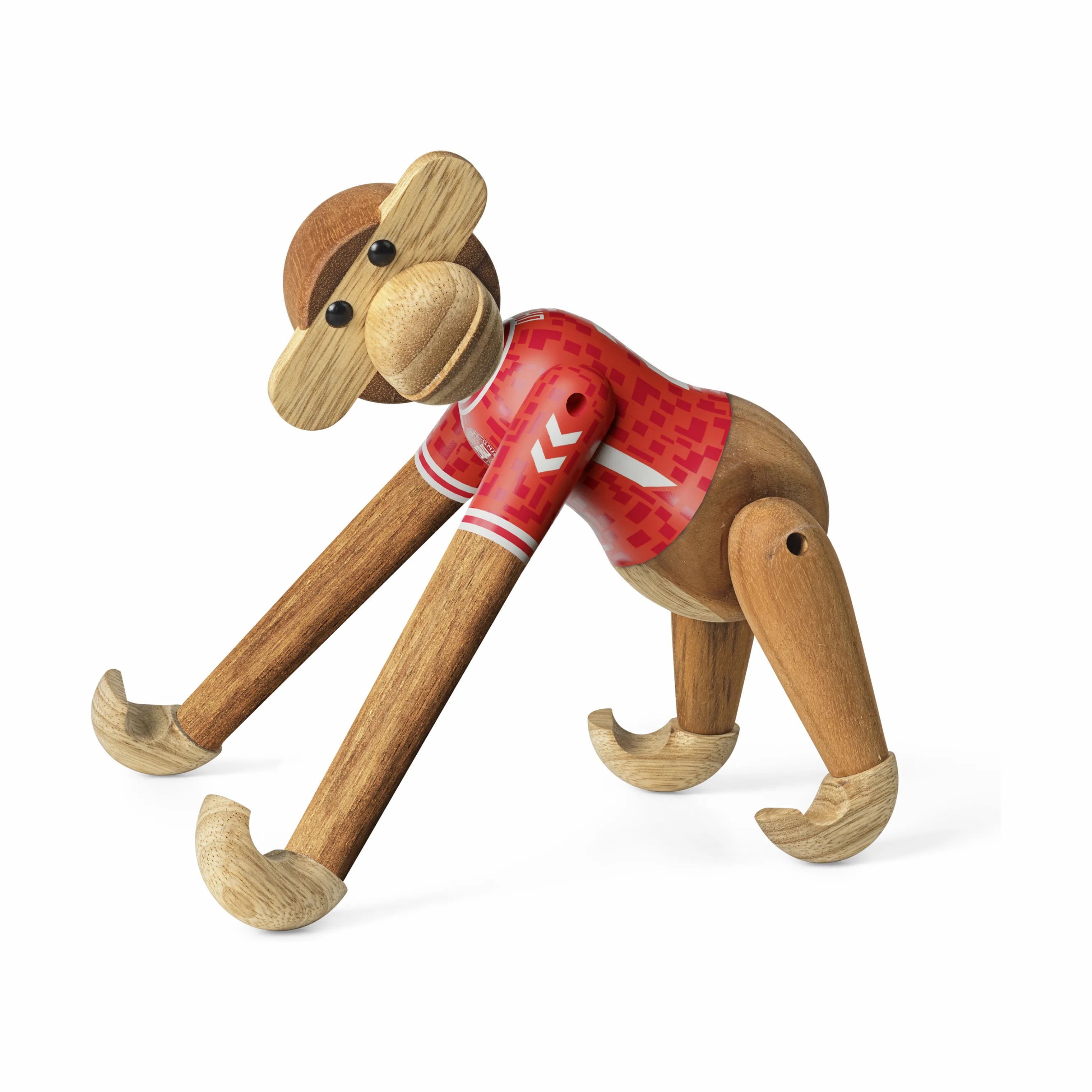 Kay Bojesen Dyrefigurer Monkey Abe x DBU Herre - Mini i Abe x DBU Herre, H 9,5 cm - Mini, 4