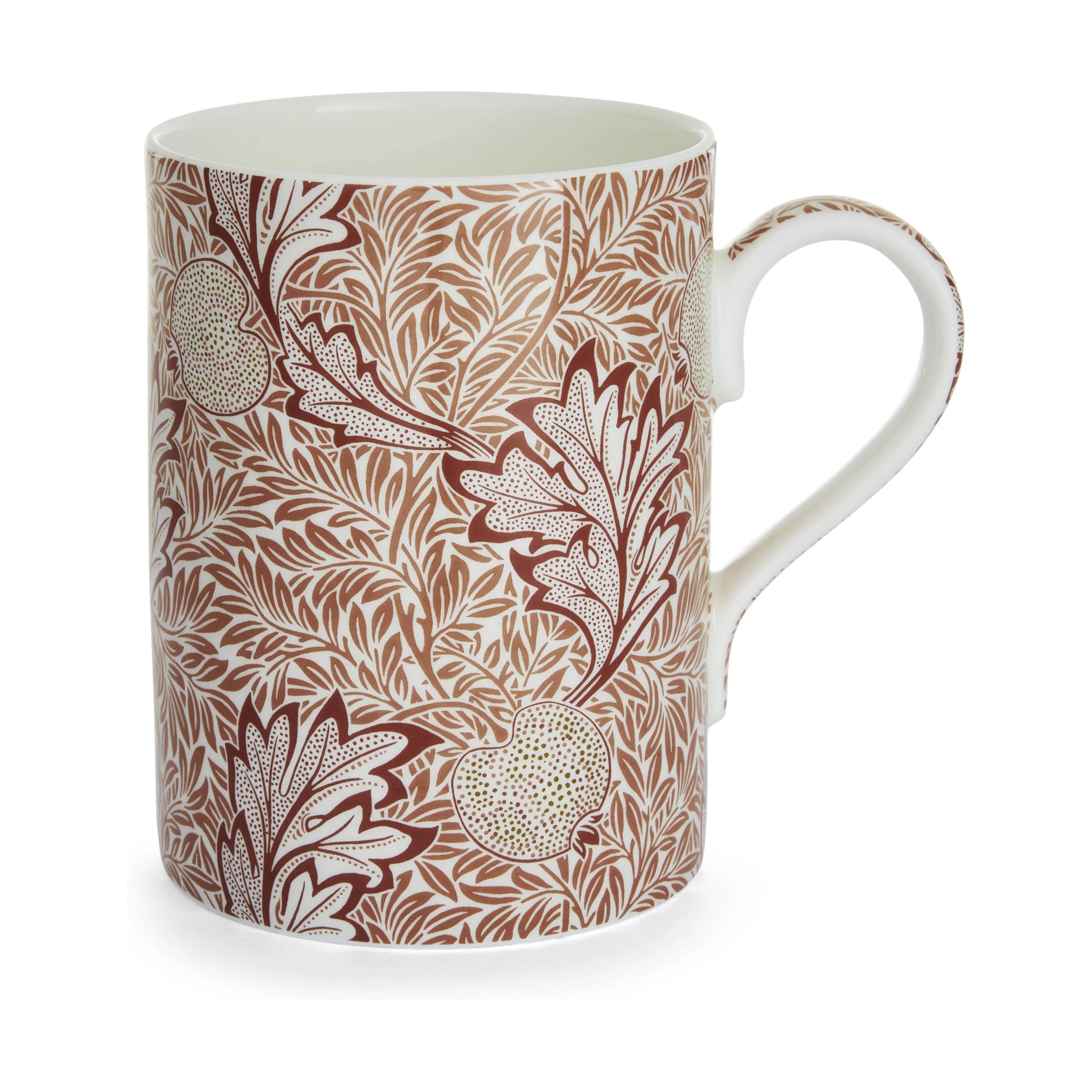 Spode Krus og kopper med hank Morris & Co Krus i Rød/gul/orange, 1
