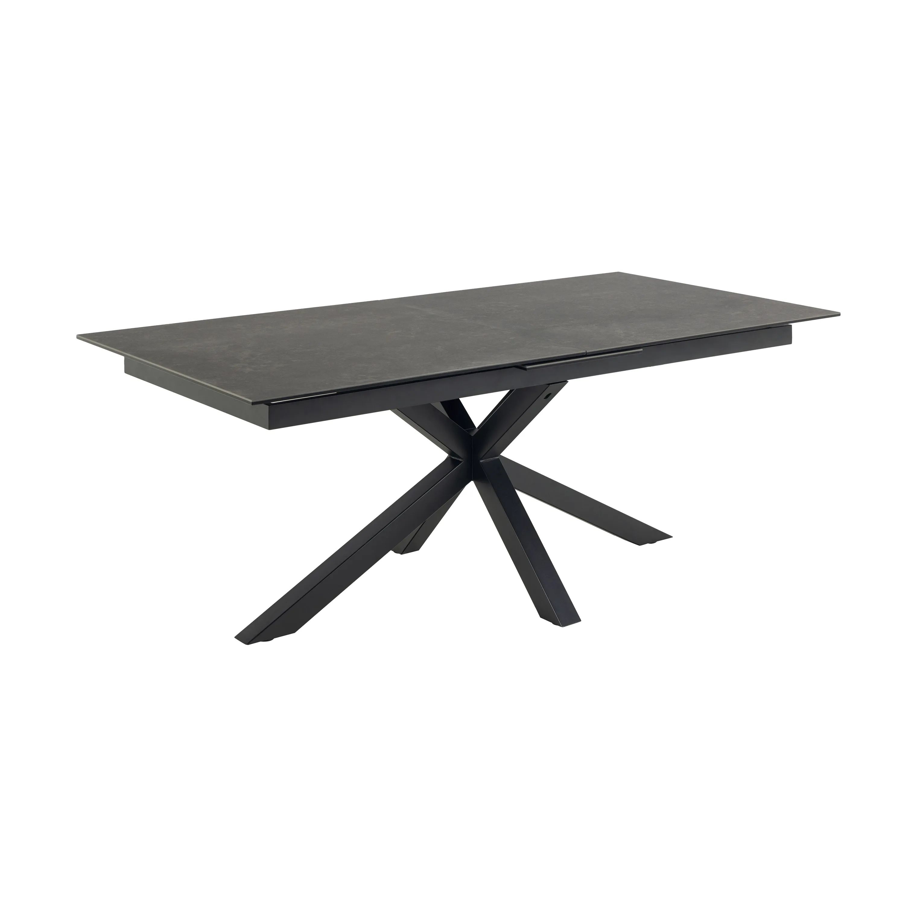 CASA Living Spiseborde Heaven Spisebord i Sort/mat sort, B100 x L240 cm, 4