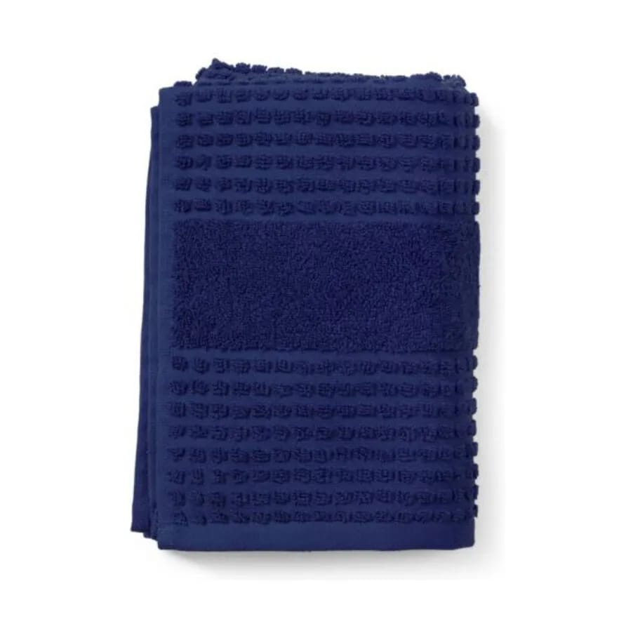 Juna Håndklæder Check Håndklæde i Marine blå, B50 x L100 cm, 1