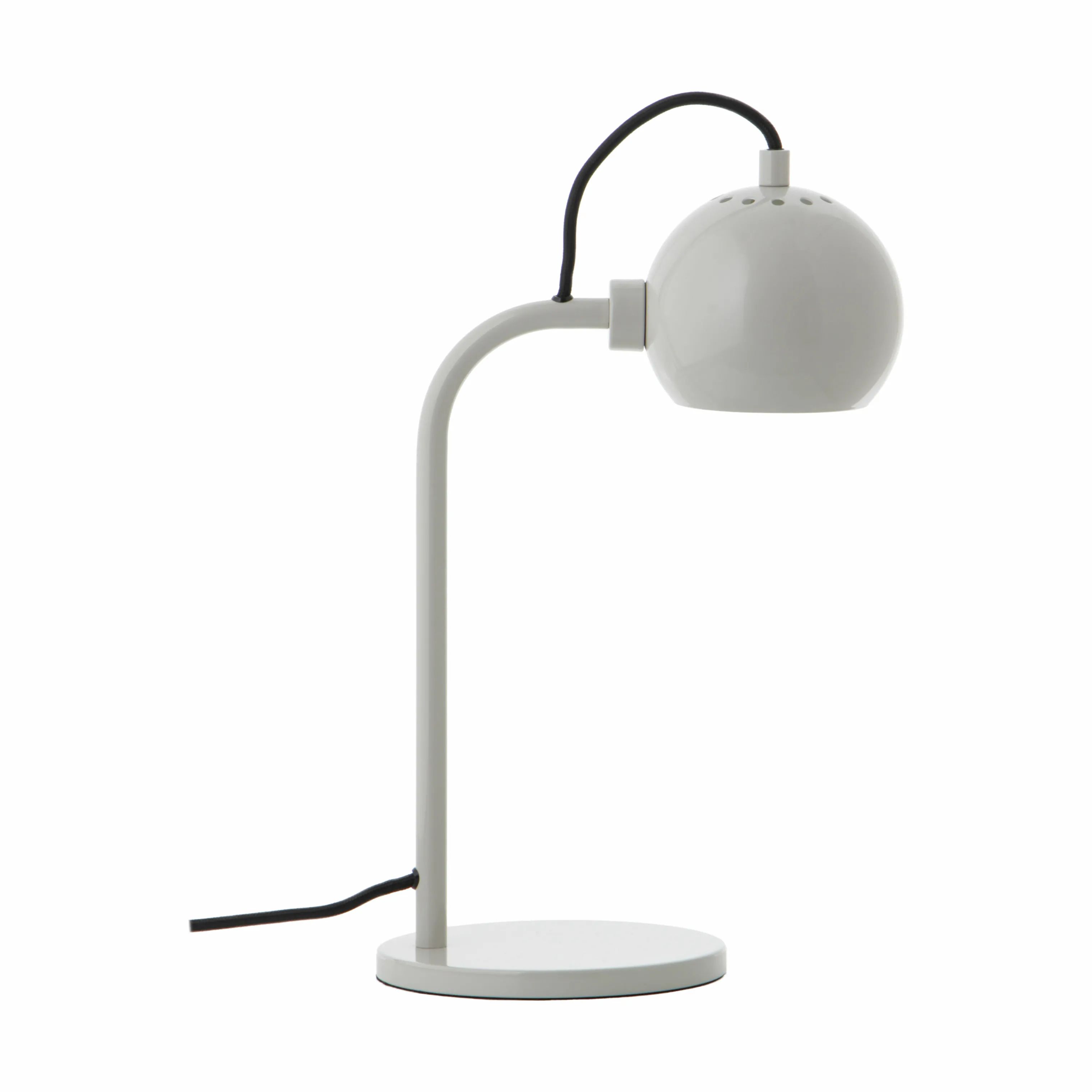 FRANDSEN Bordlamper Ball Bordlampe i glossy lyse grå, 1