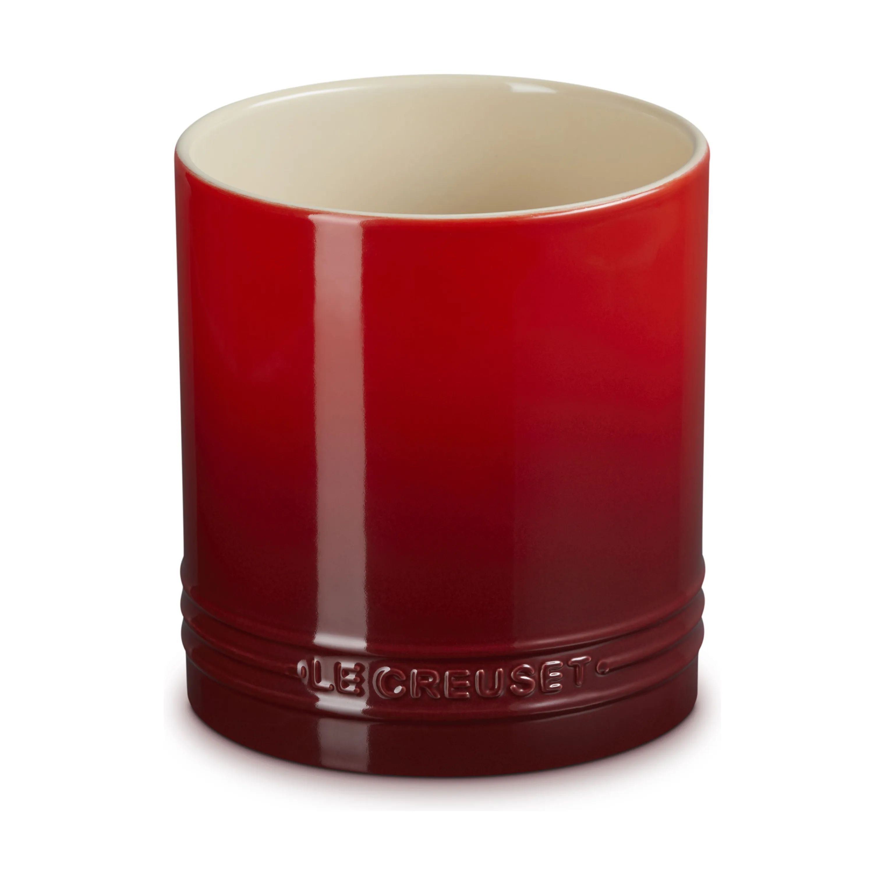 Le Creuset Krukker til køkkenredskaber Signature Redskabskrukke i Cerise, 1