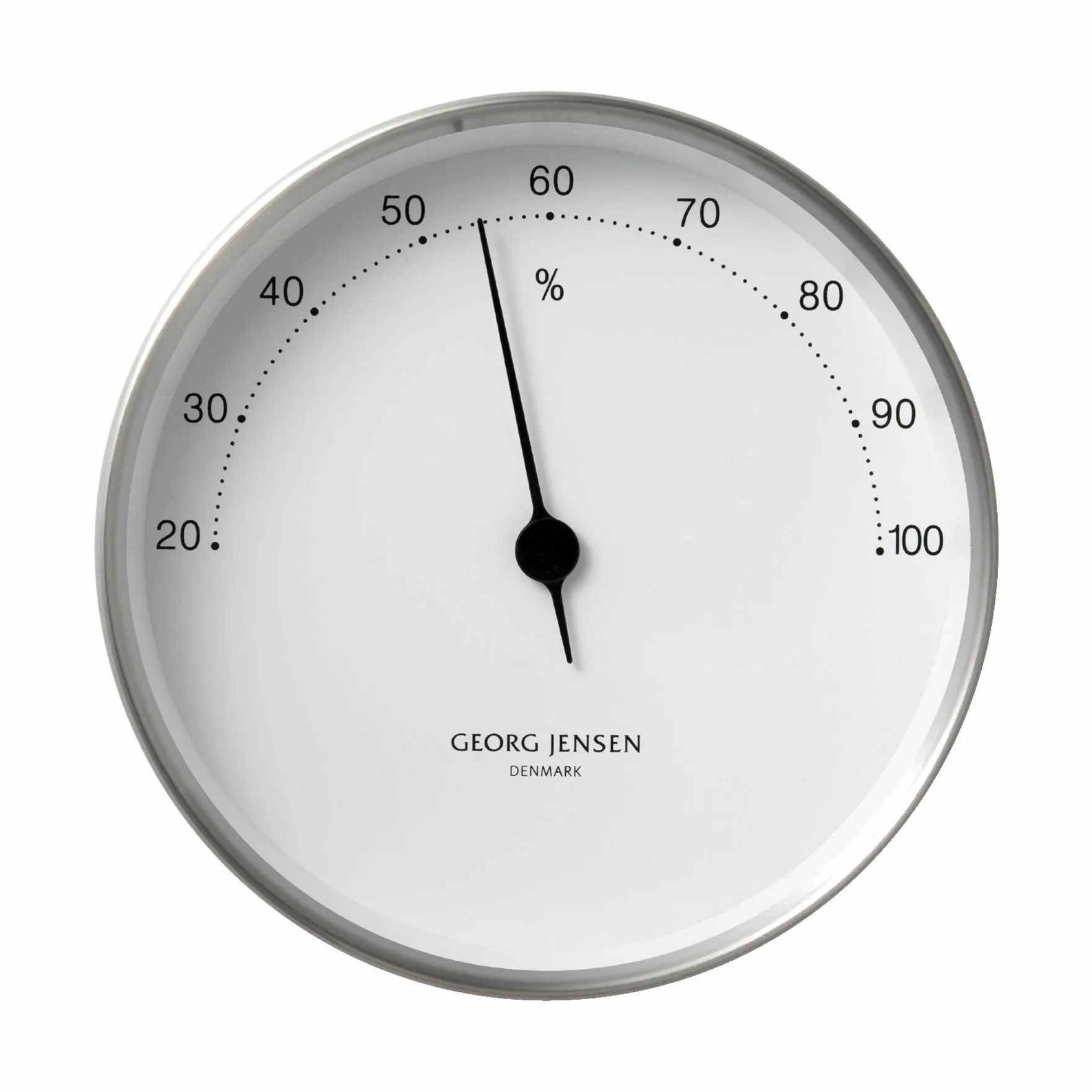 Georg Jensen Hygrometre Henning Koppel Koppel Hygrometer i Hvid/Stål, 1