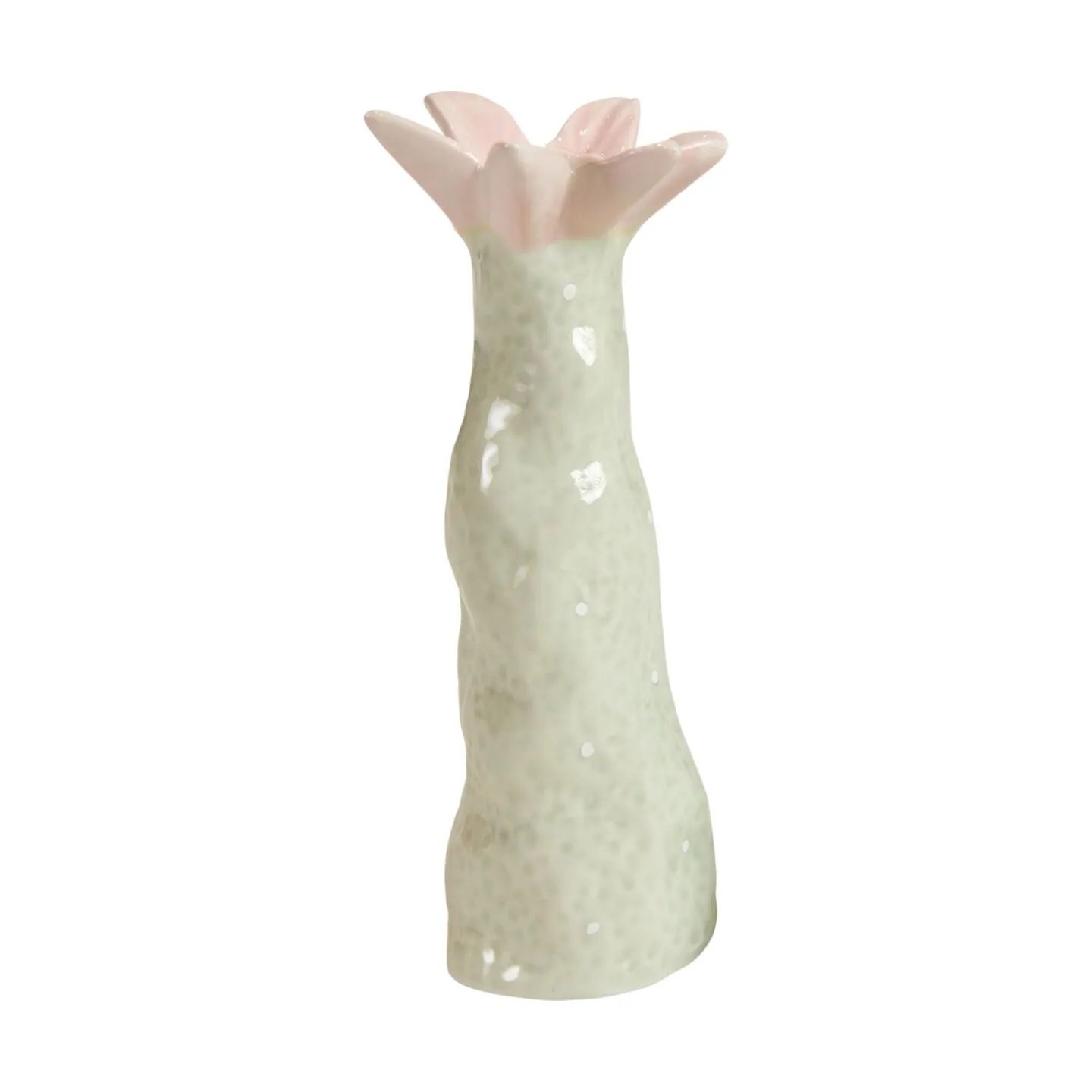Speedtsberg Vaser Vase - Blomst i grøn/rosa, 1