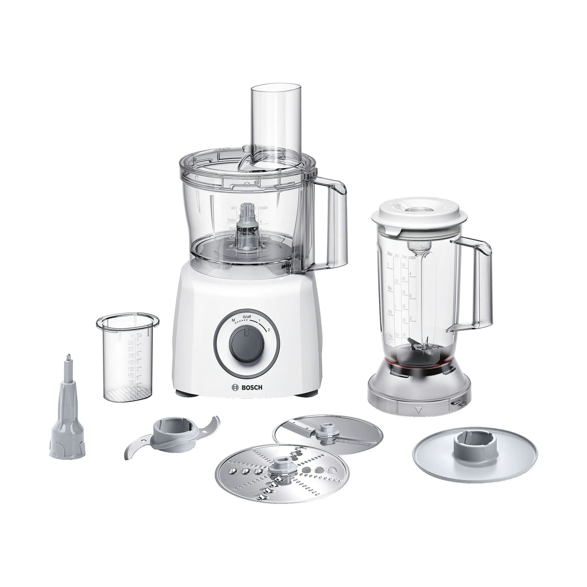 Bosch Foodprocessorer MultiTalent 3 Foodprocessor i Hvid, 1