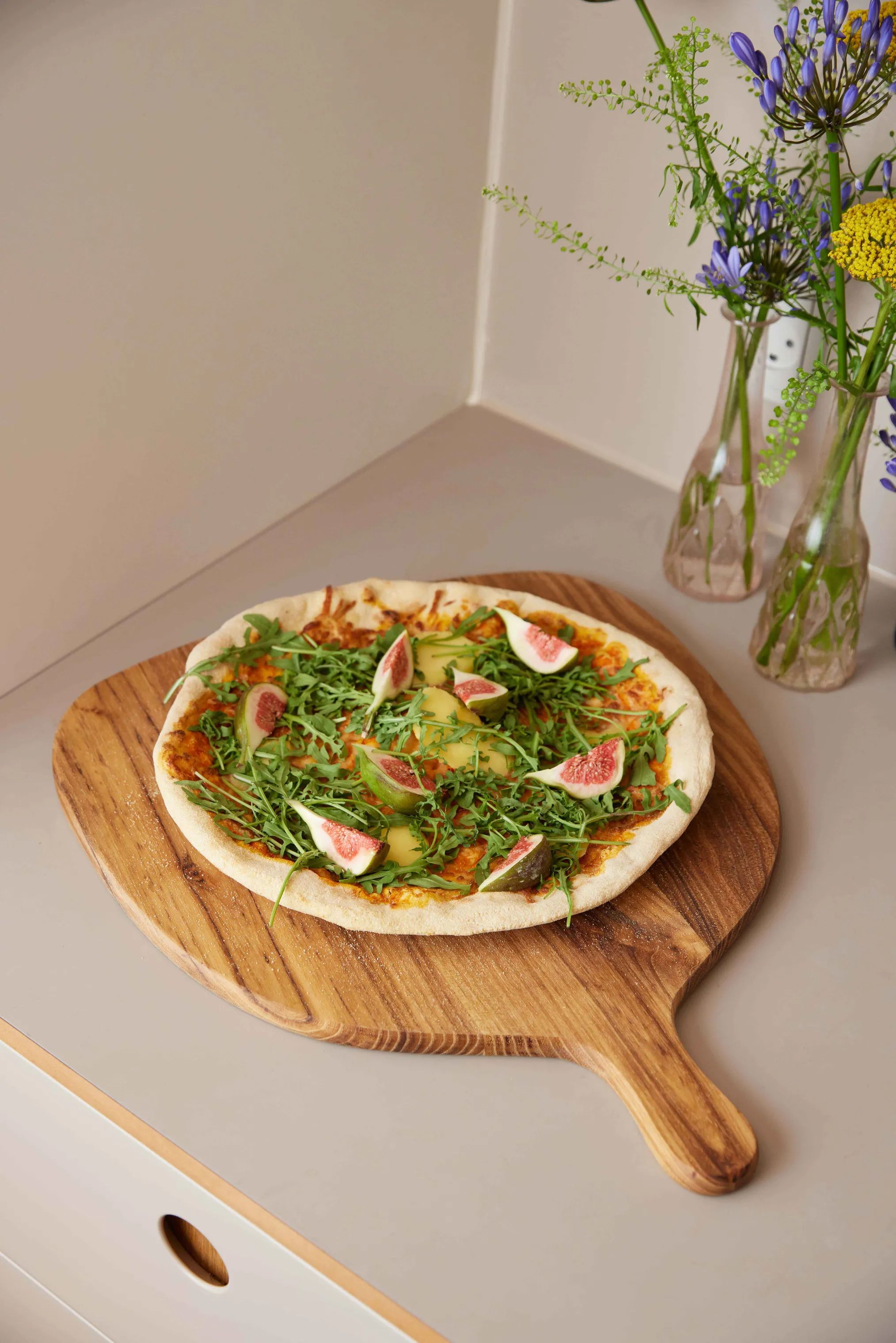 RAW by Aida Skærebrætter Teak Pizza/serveringsbræt i teak, 2