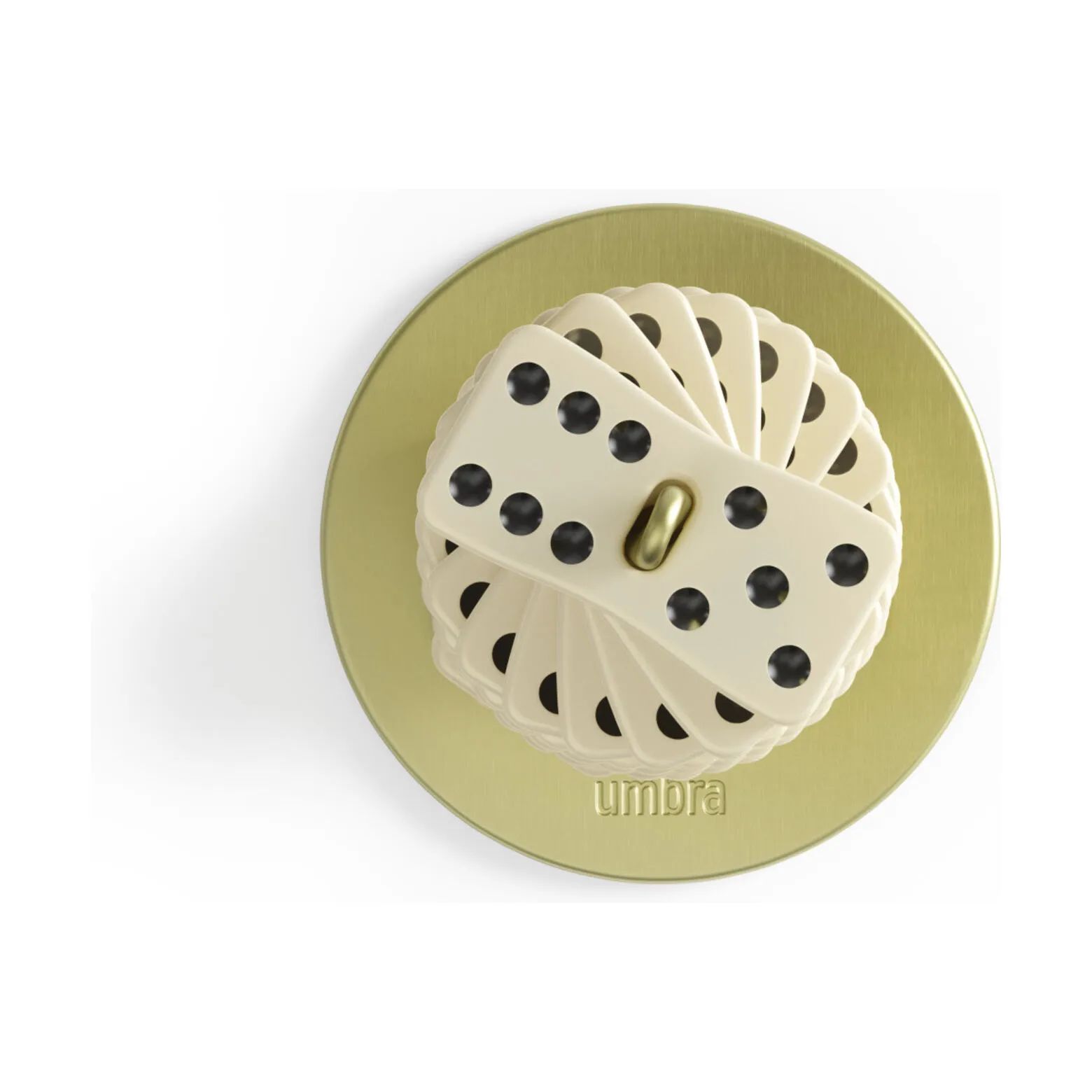 Umbra Spil Spintile Domino i Messing, 4