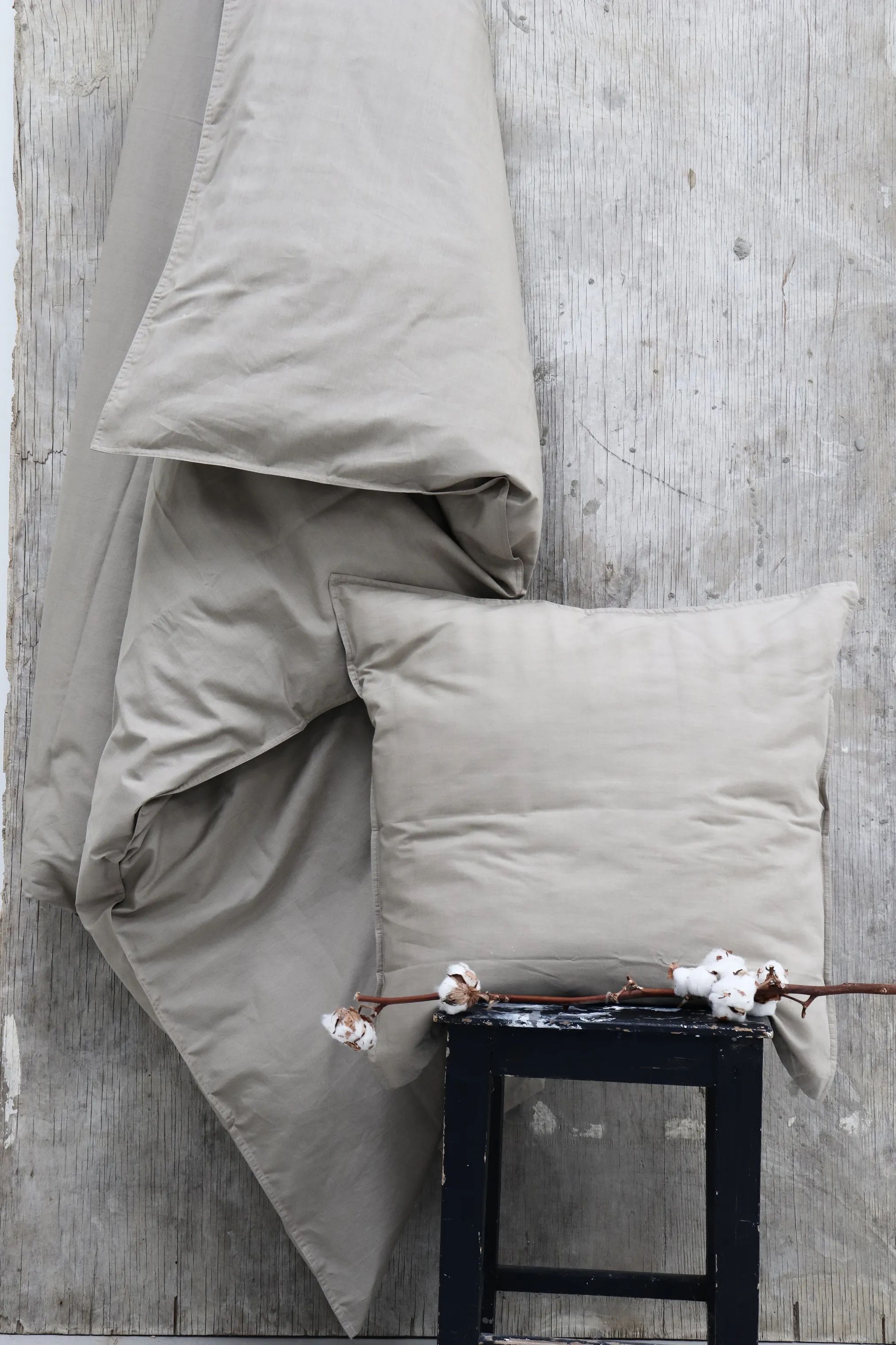 omhu Sengetøj Percale OMHU Percale Sengetøj i Mud, B140 x L200 cm, 5