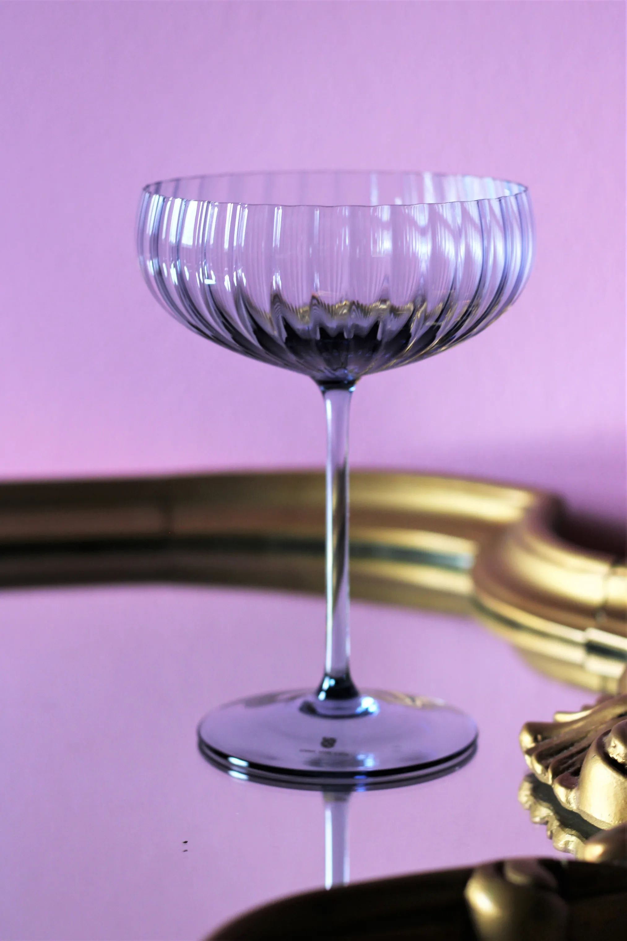 Anna von Lipa Champagneglas Lyon Champagneglas i Blå, 2