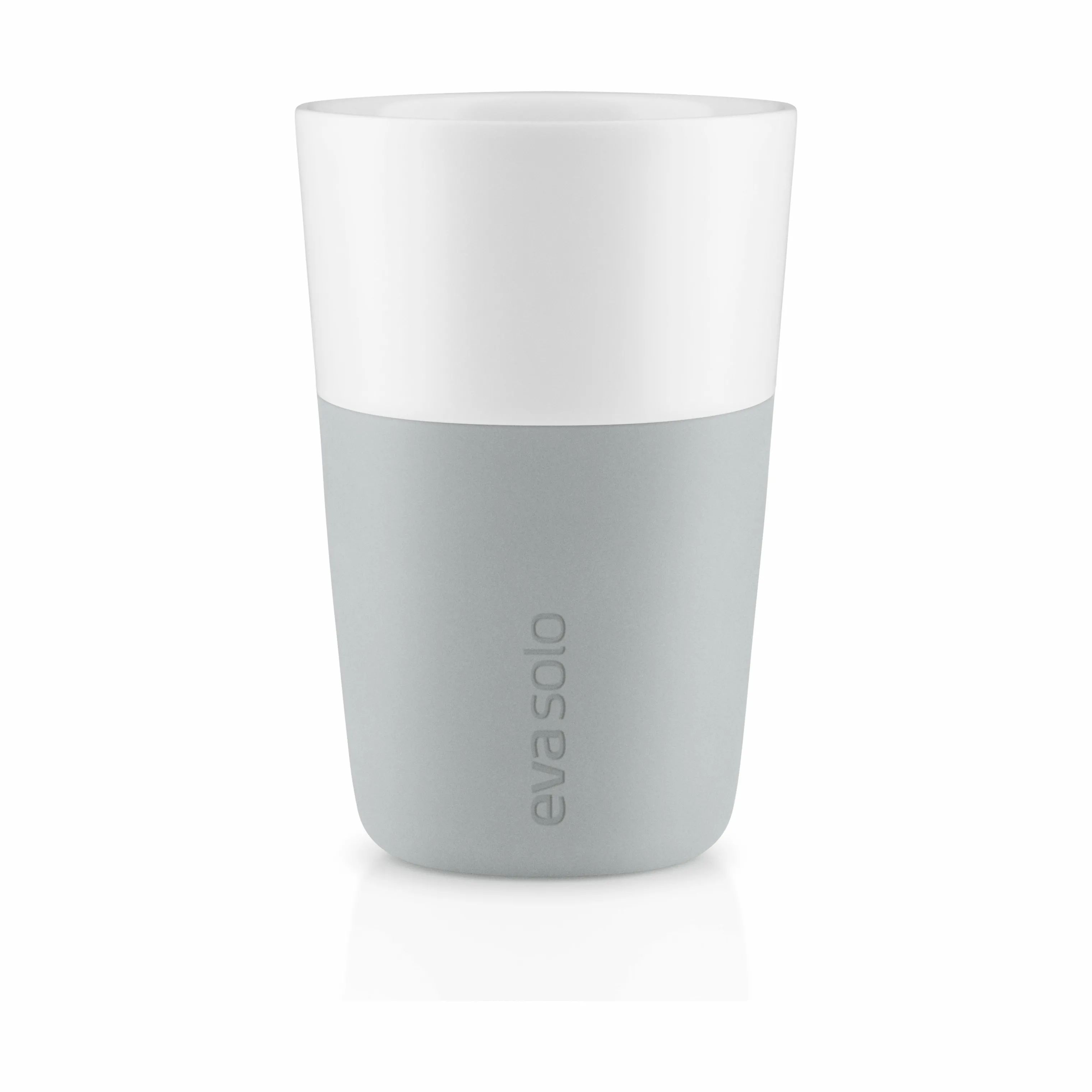 Eva Solo Krus og kopper med hank Lungo Cafe Latte Krus - 2 stk. i Marble Grey, 2