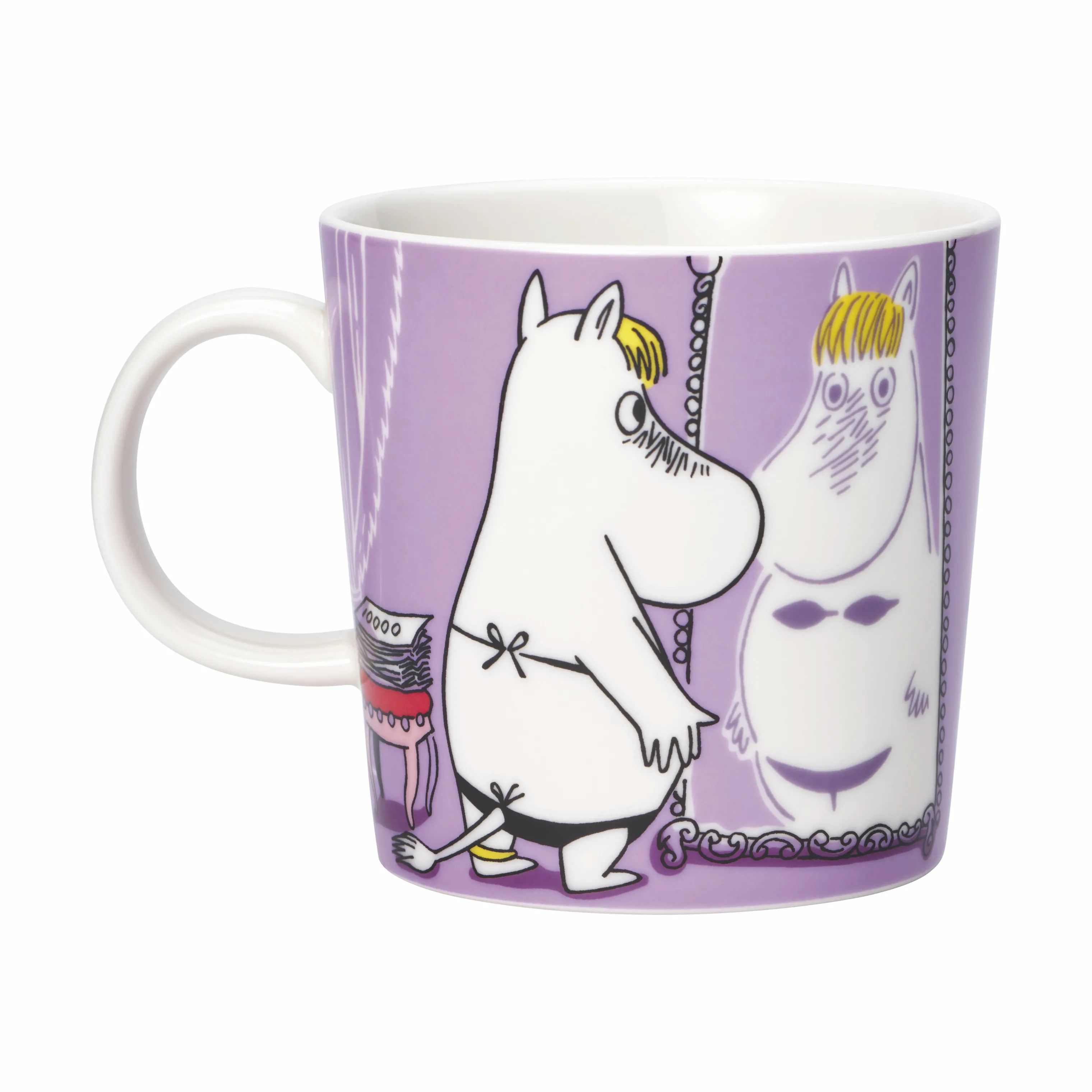 Moomin Arabia Krus og kopper med hank Ferieklar Krus - Snorkfrøken i Snorkfrøken 2, 30 cl, 4
