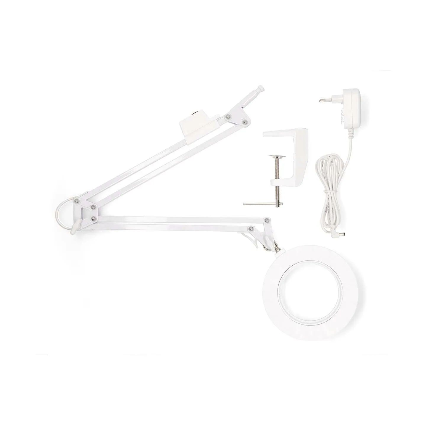 Nedis Bordlamper Forstørrende bordlampe i Hvid, 2