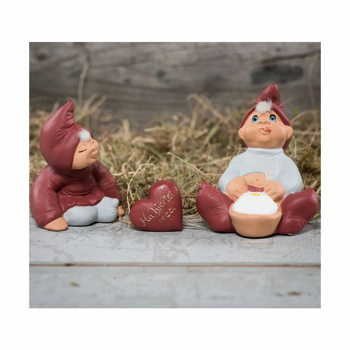 Klarborg Nisser Årsnissepar 2004 - Clara & Conrad i 13 cm, 4