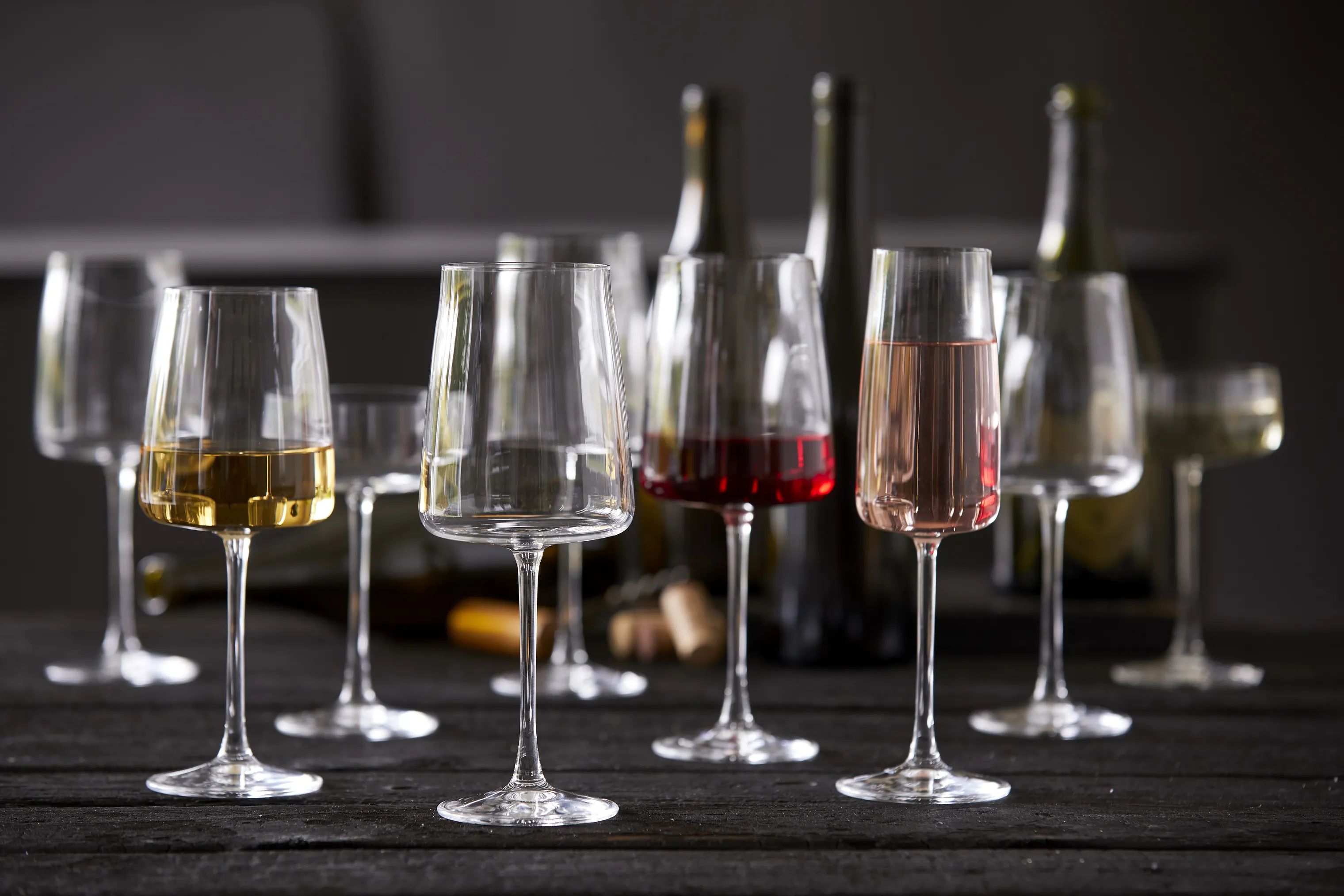 Lyngby Glas Rødvinsglas Zero Rødvinsglas - 4 stk. i Klar, 54 cl, 3