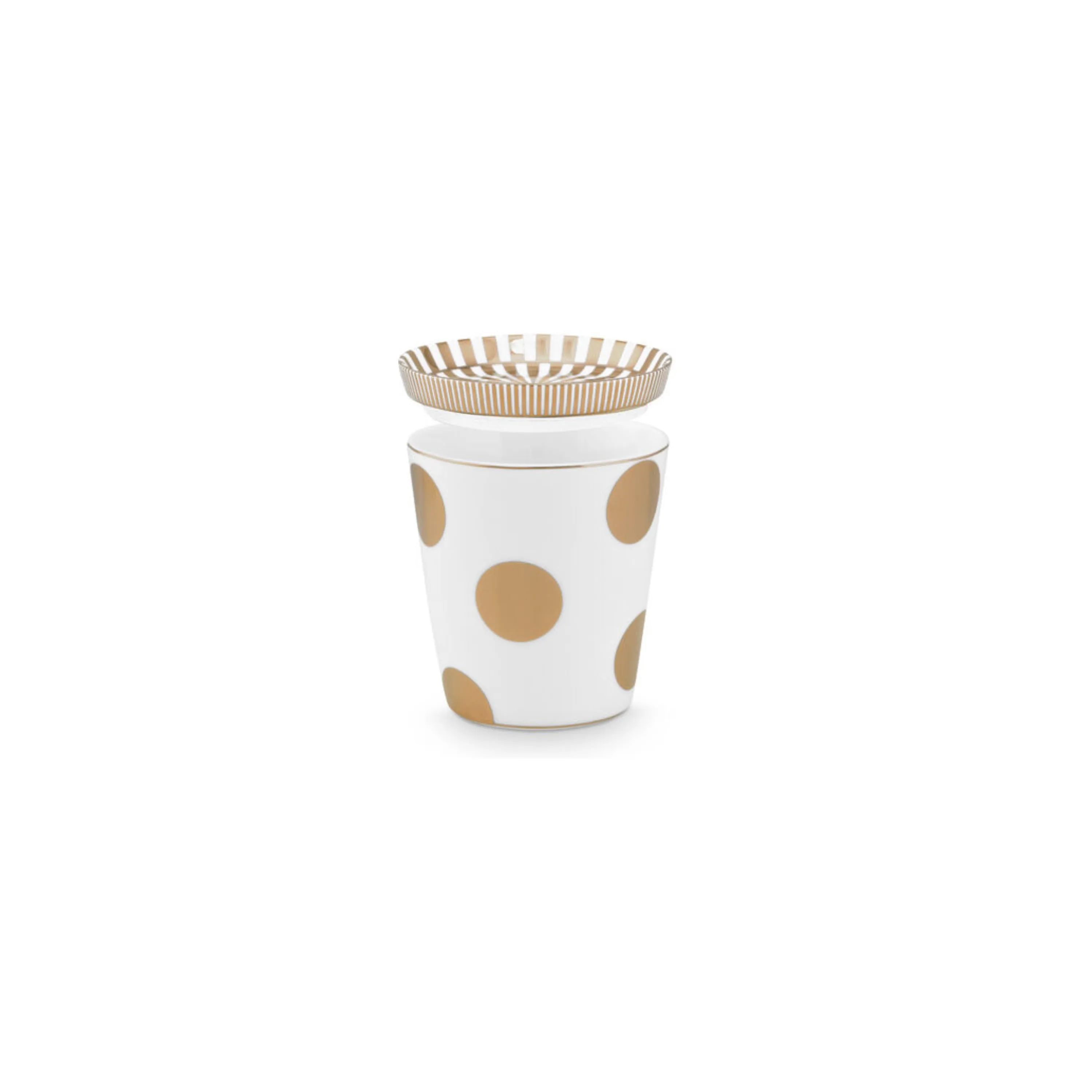 PIP Studio Krus og kopper uden hank Dot Delight Tekop i Hvid / Guld, 1