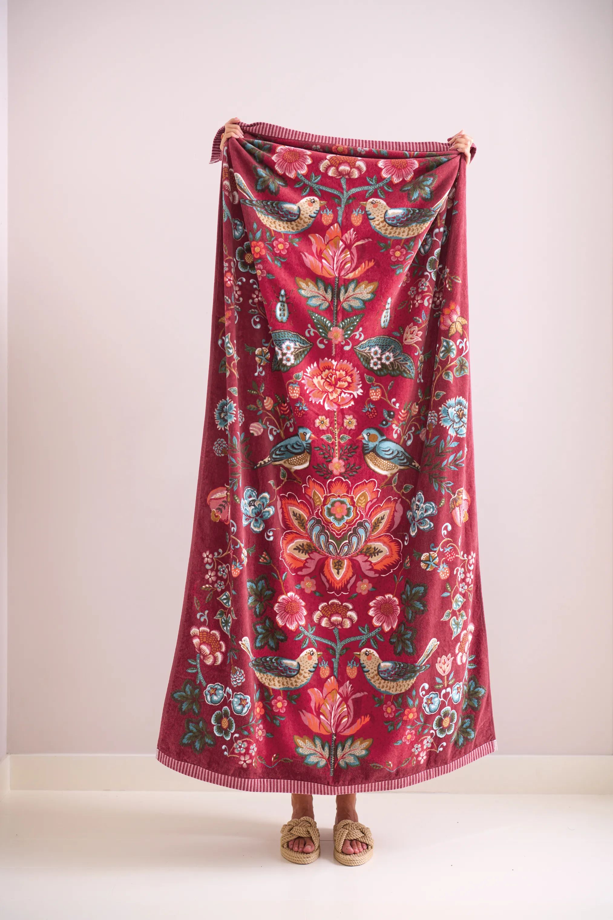 PIP Studio Håndklæder Oh My Darling Badehåndklæde i Red, 2