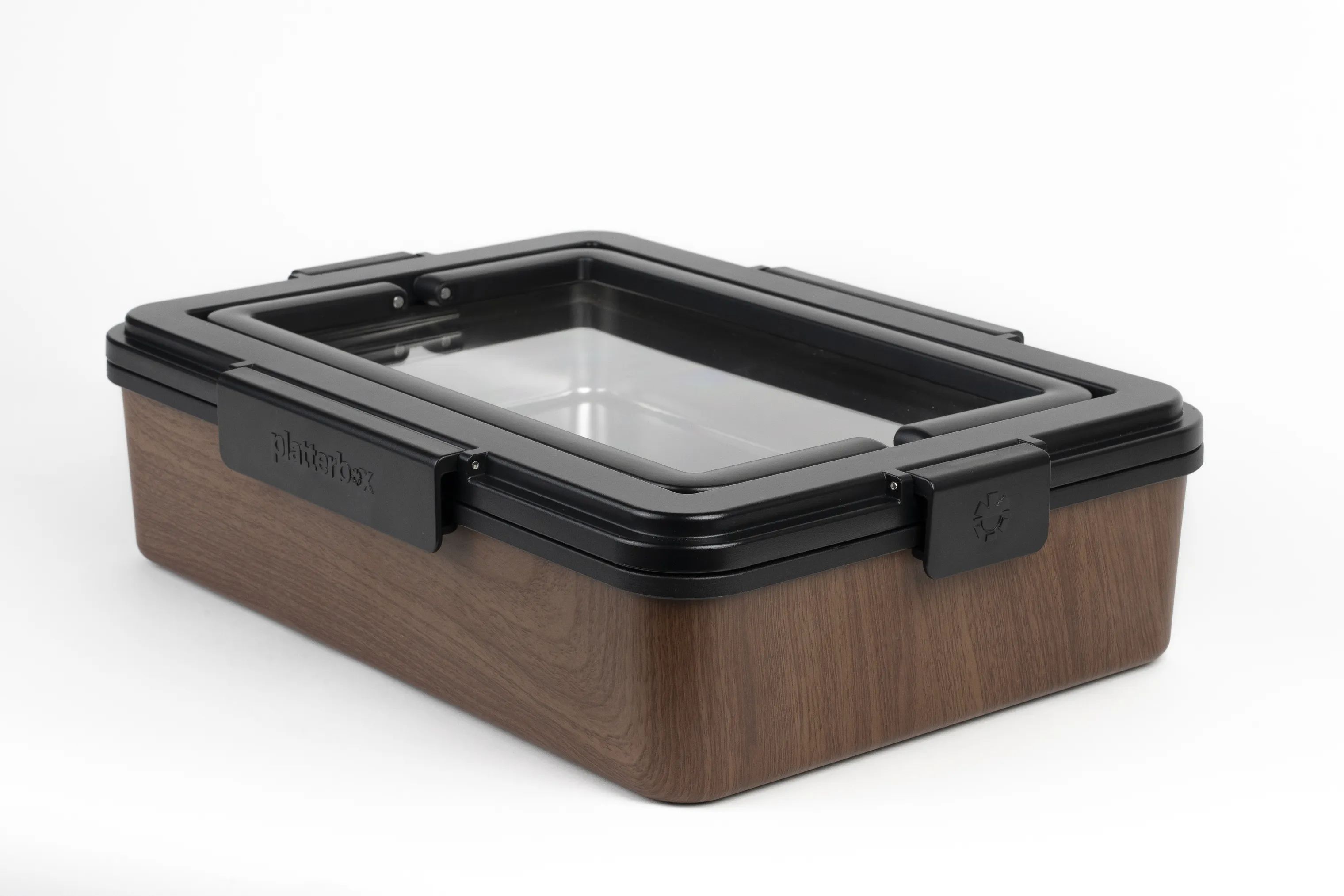 Platterbox Opbevaringsbokse Snack Box i Valnød, 6