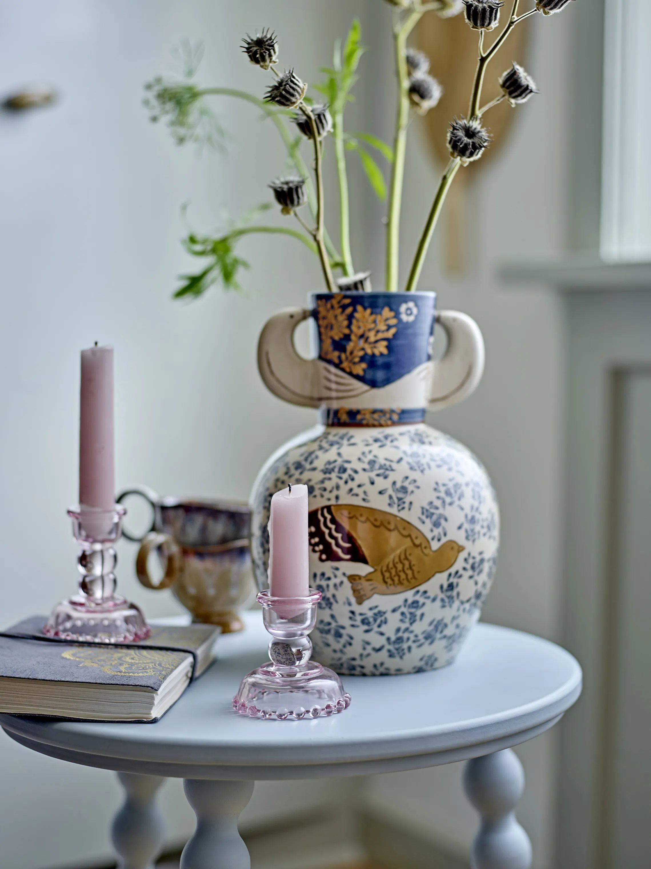 Bloomingville Vaser Hezha Vase i Blå, 2
