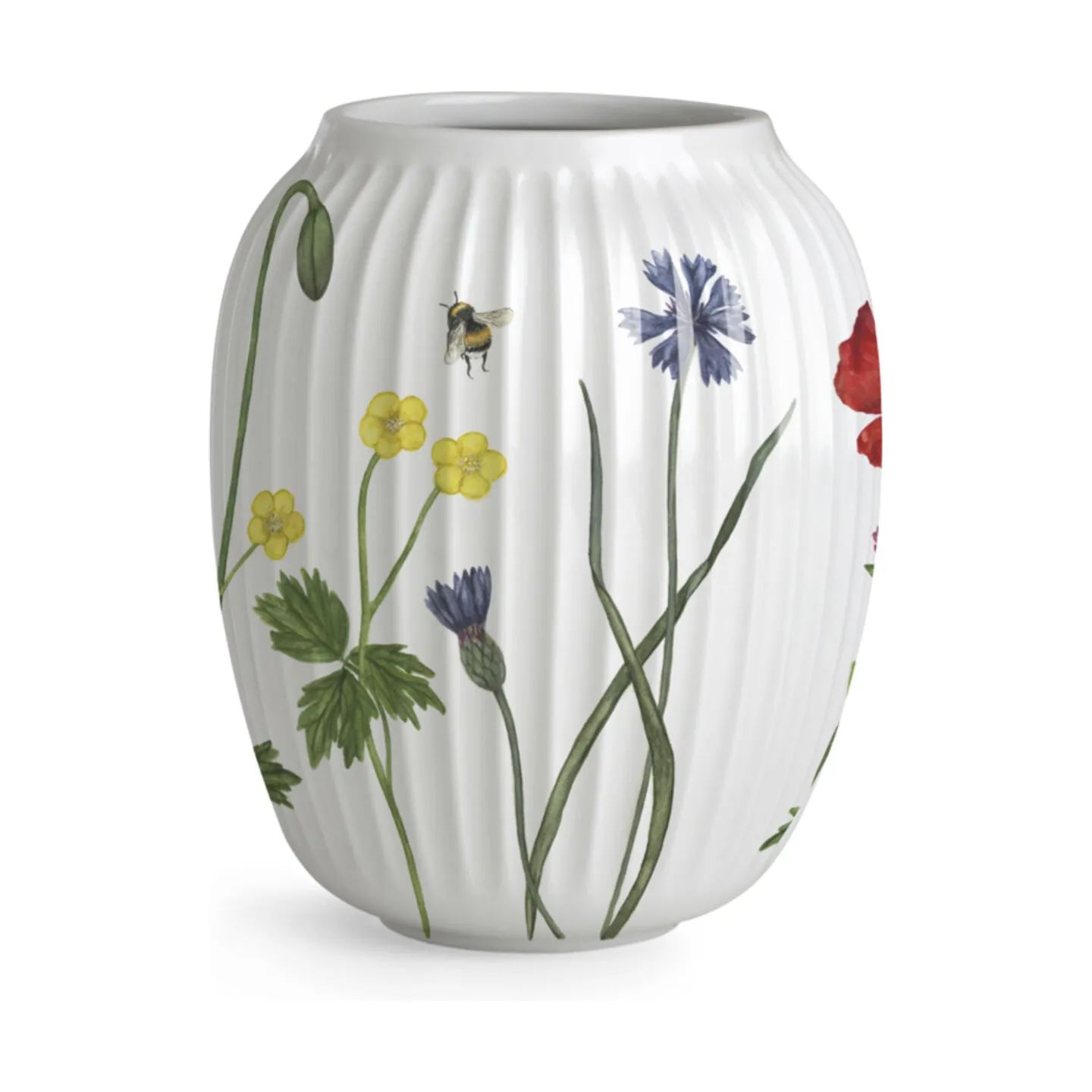 Kähler Vaser Hammershøi Sommer Vase i Wild flowers, 4