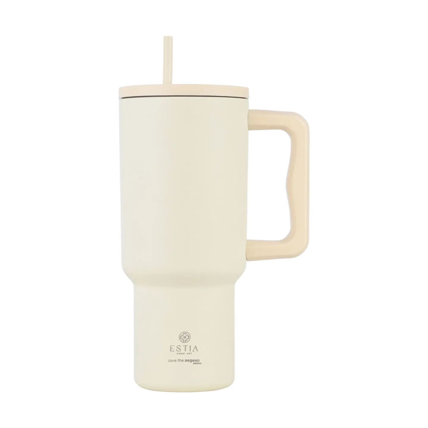 Estia Home To go kopper Save The Aegean Tumbler i Midnight Black, 1