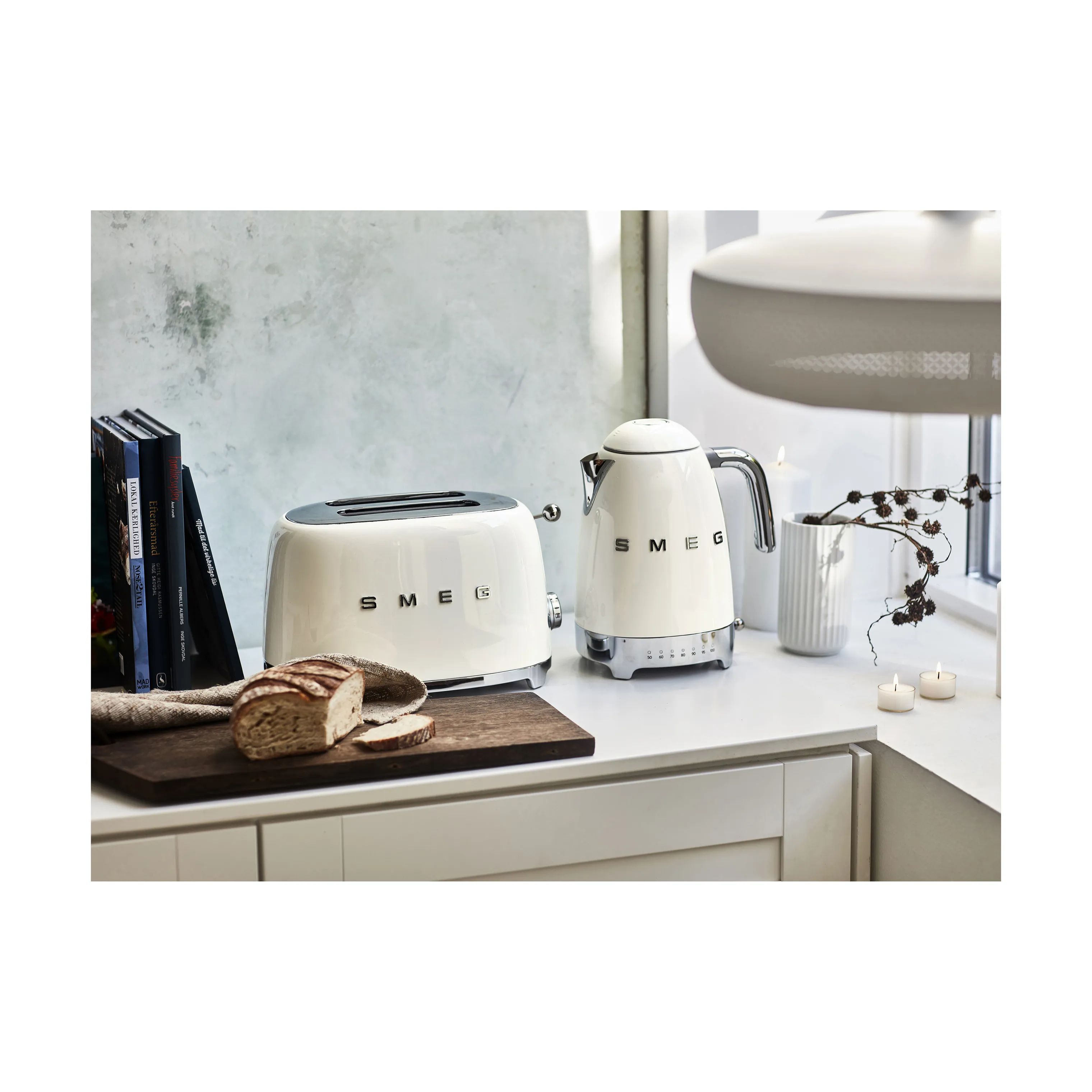 Smeg Elkedler 50's Style Elkedel KLF04WHEU i Hvid, 2