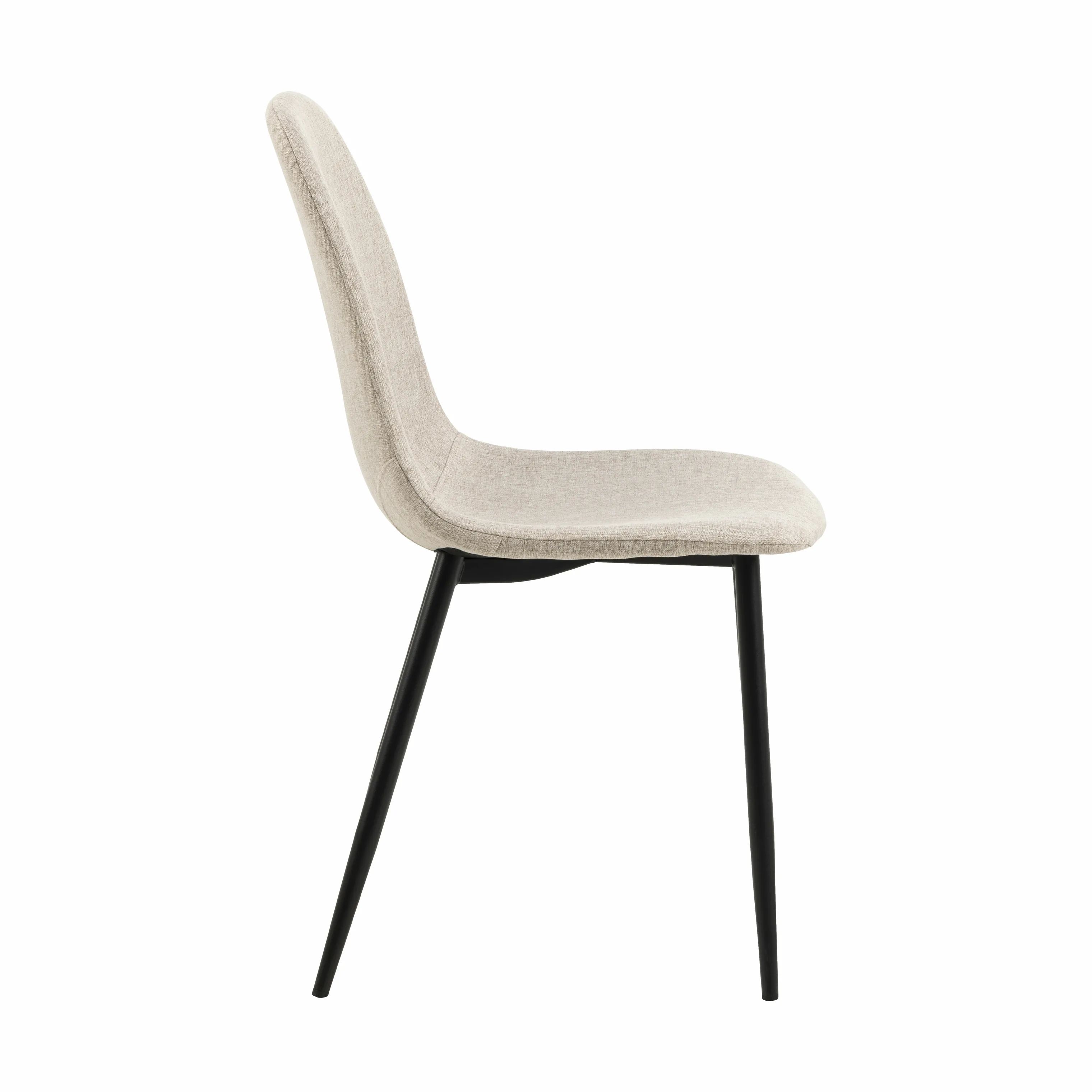 CASA Living Spisebordsstole Celia Spisebordsstol - 4 stk. i Beige, 5