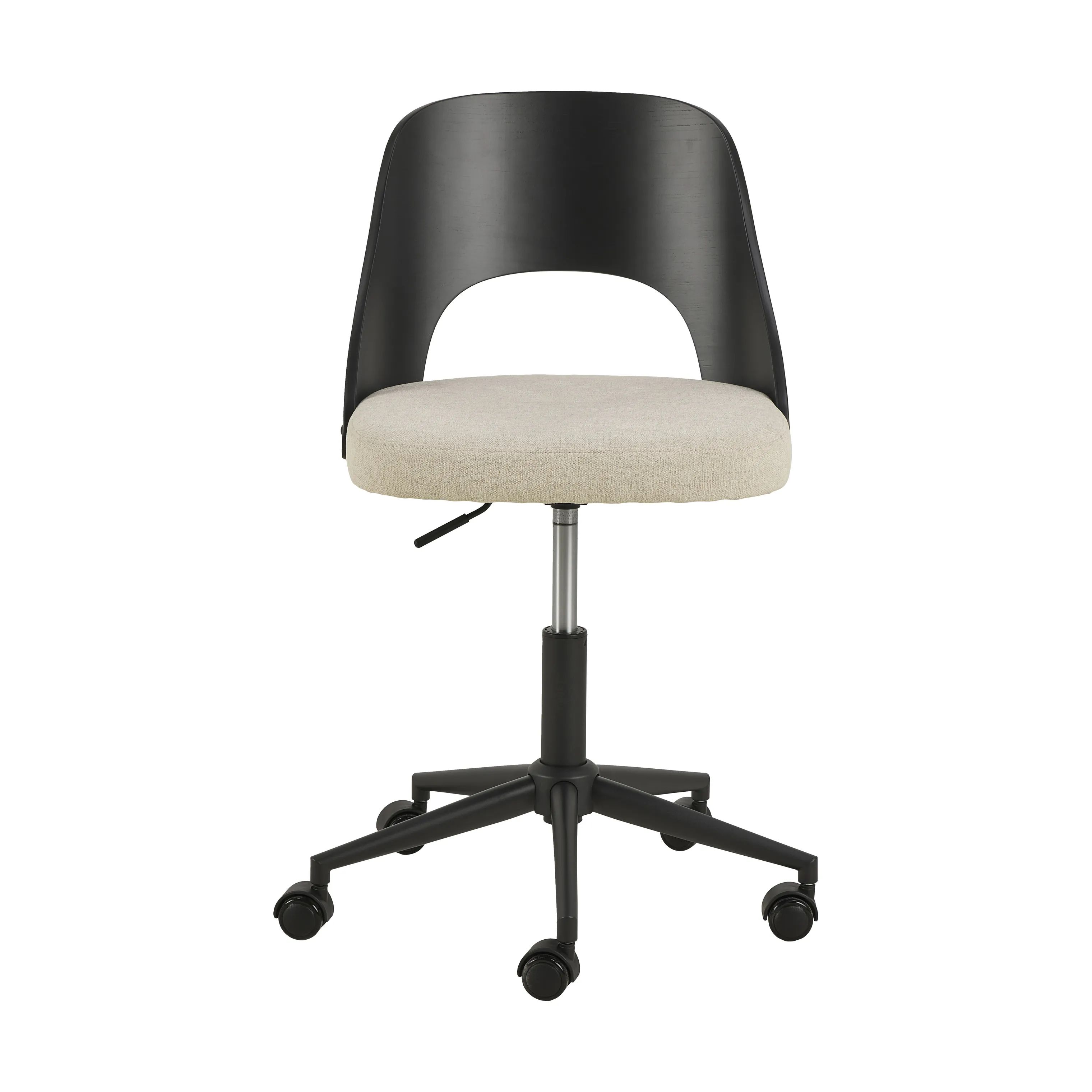 CASA Living Skrivebordsstole Lucy Skrivebordsstol i Beige/sort, 1