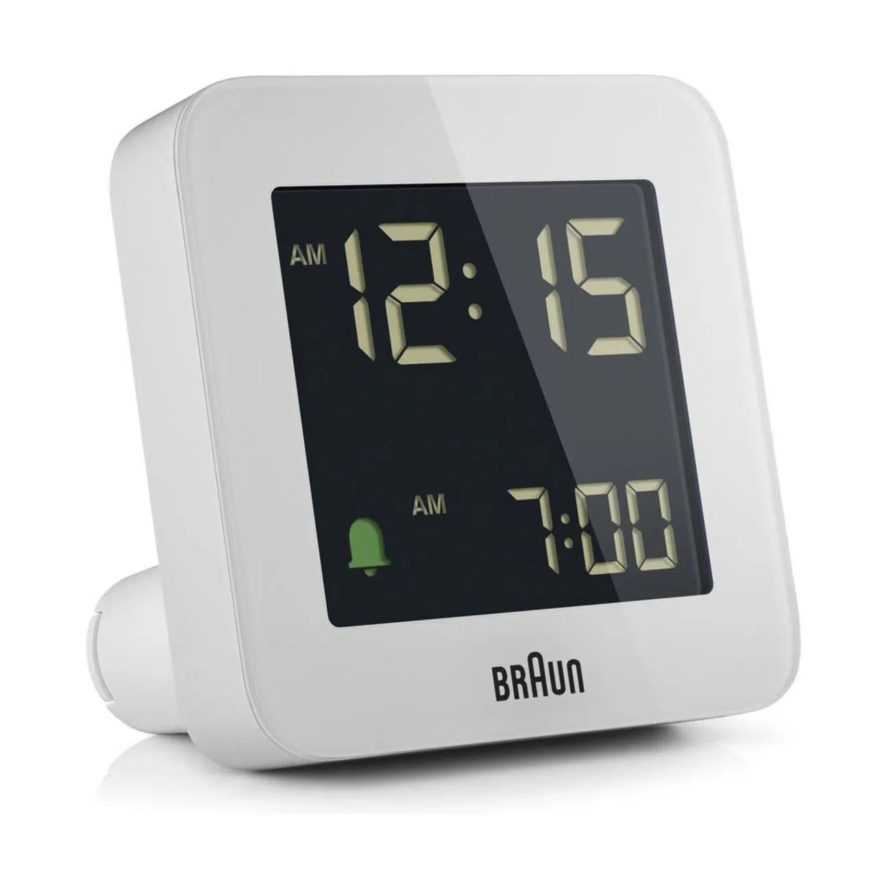 Braun Vækkeure BC09W-DCF WHWH-DCF Vækkeur i Hvid, H7,5 x B7,5 cm, 1