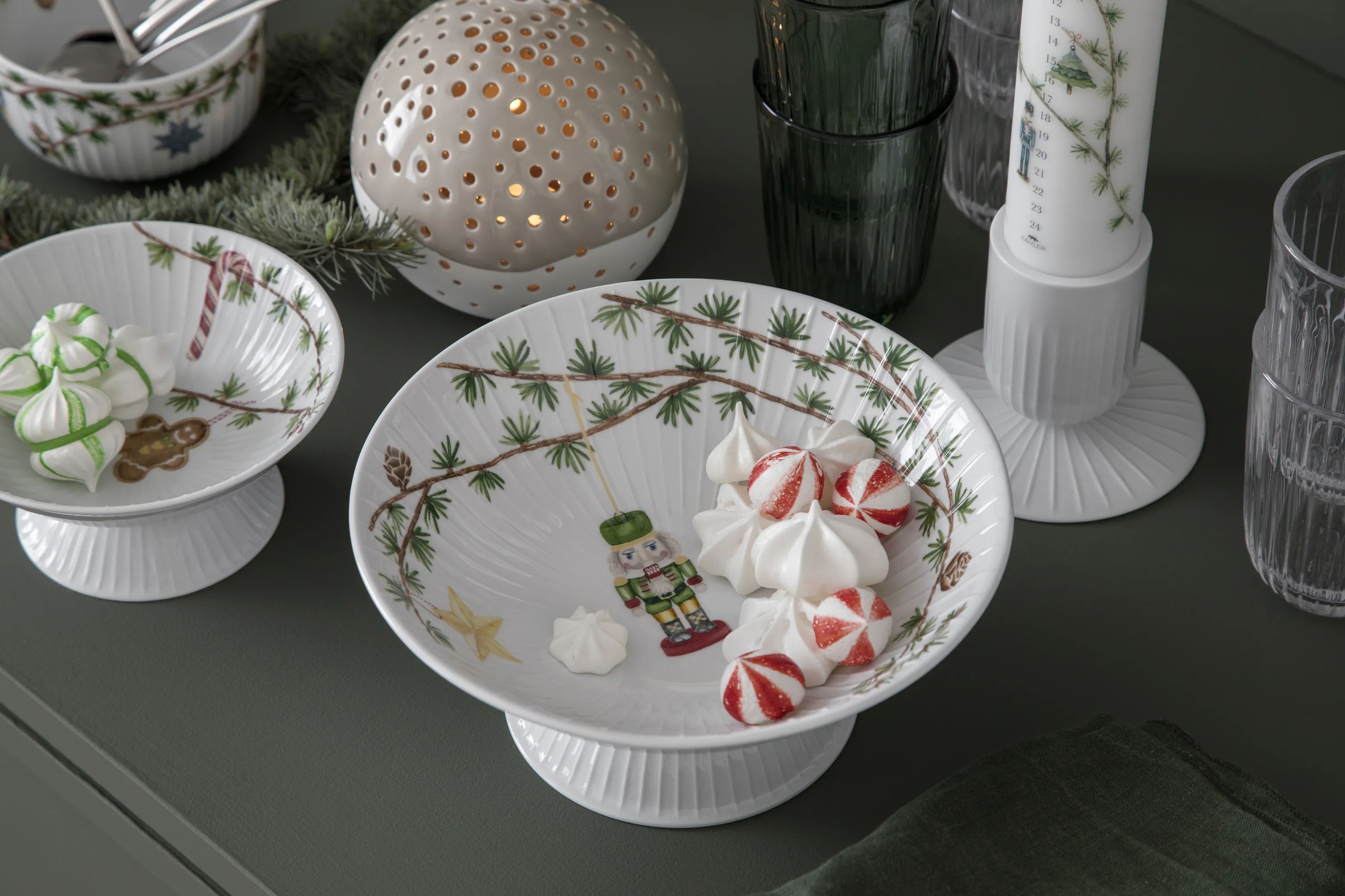 Kähler Serveringsskåle Hammershøi Jul Juleopsats i 11 cm, 2