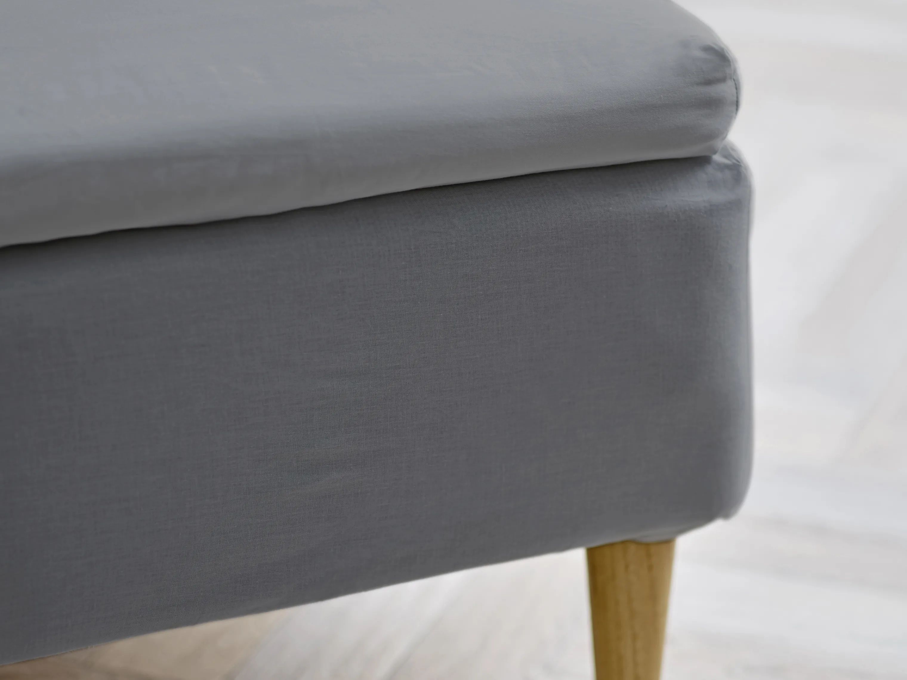 Södahl Lagner Organic Calm Kuvertlagen i Grå, B180 x L200 cm, 1