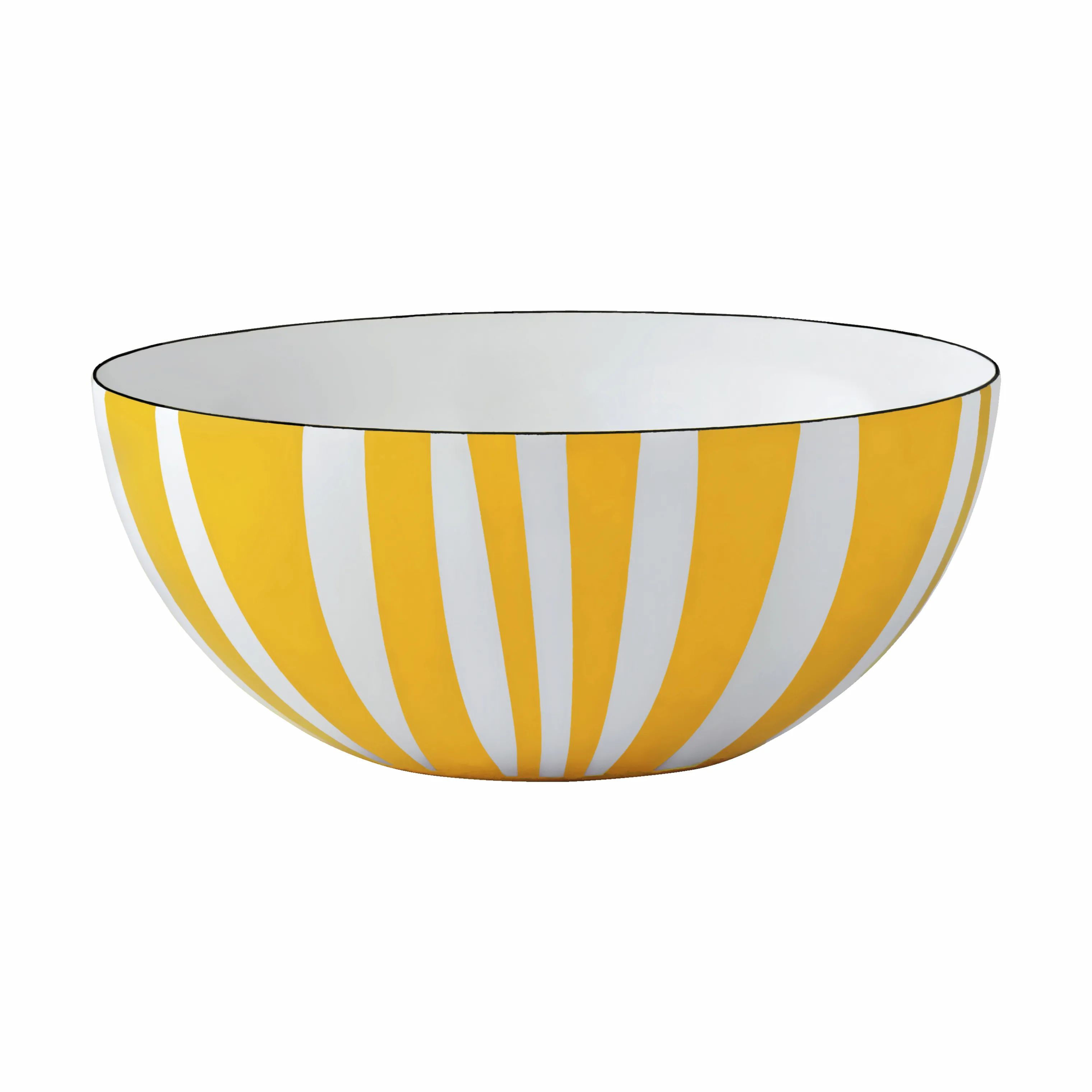 Cathrineholm Serveringsskåle Stripes Skål i Gul, 24 cm, 1