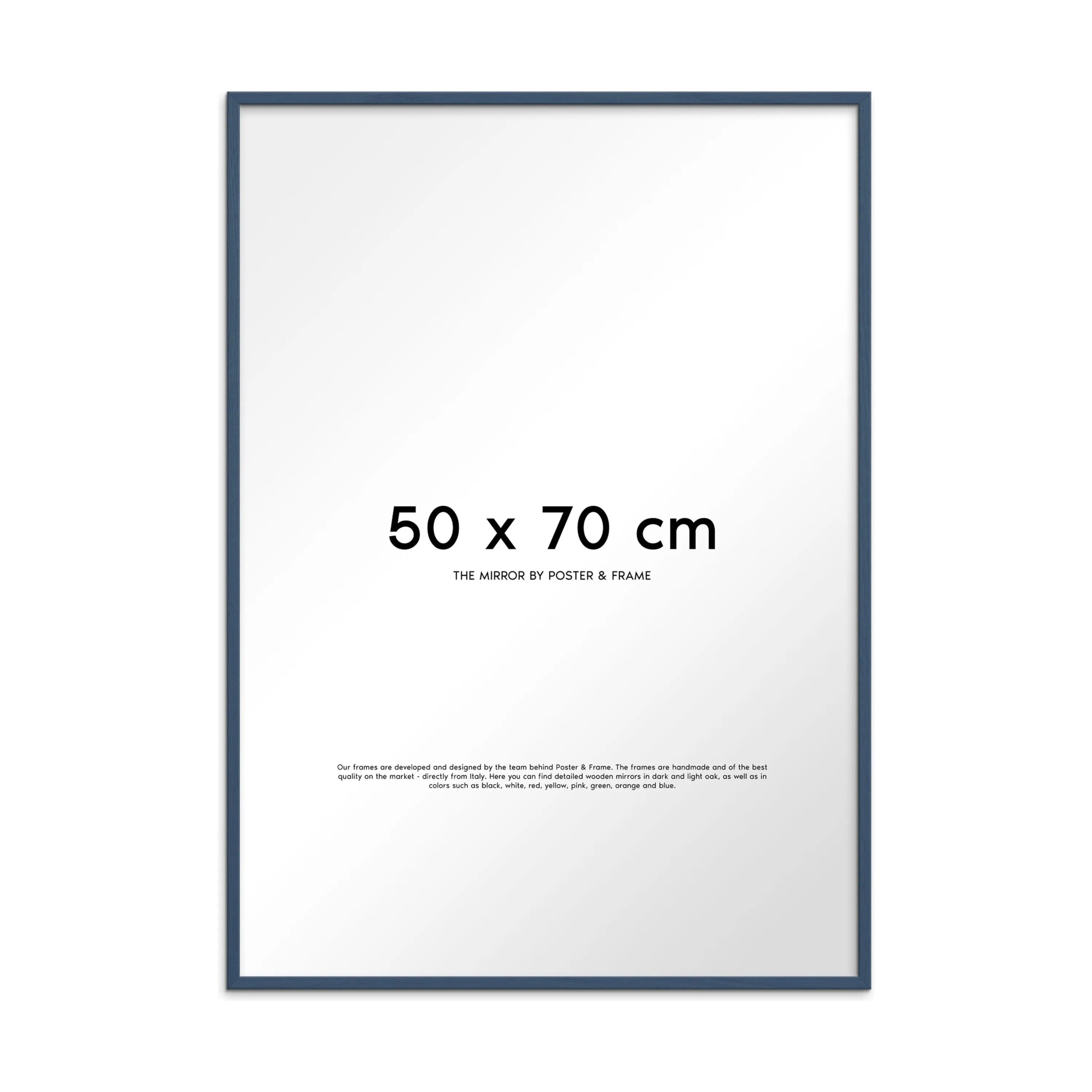 Poster&Frame Spejle Spejl i Indian Teal, B50 x L70 cm, 1